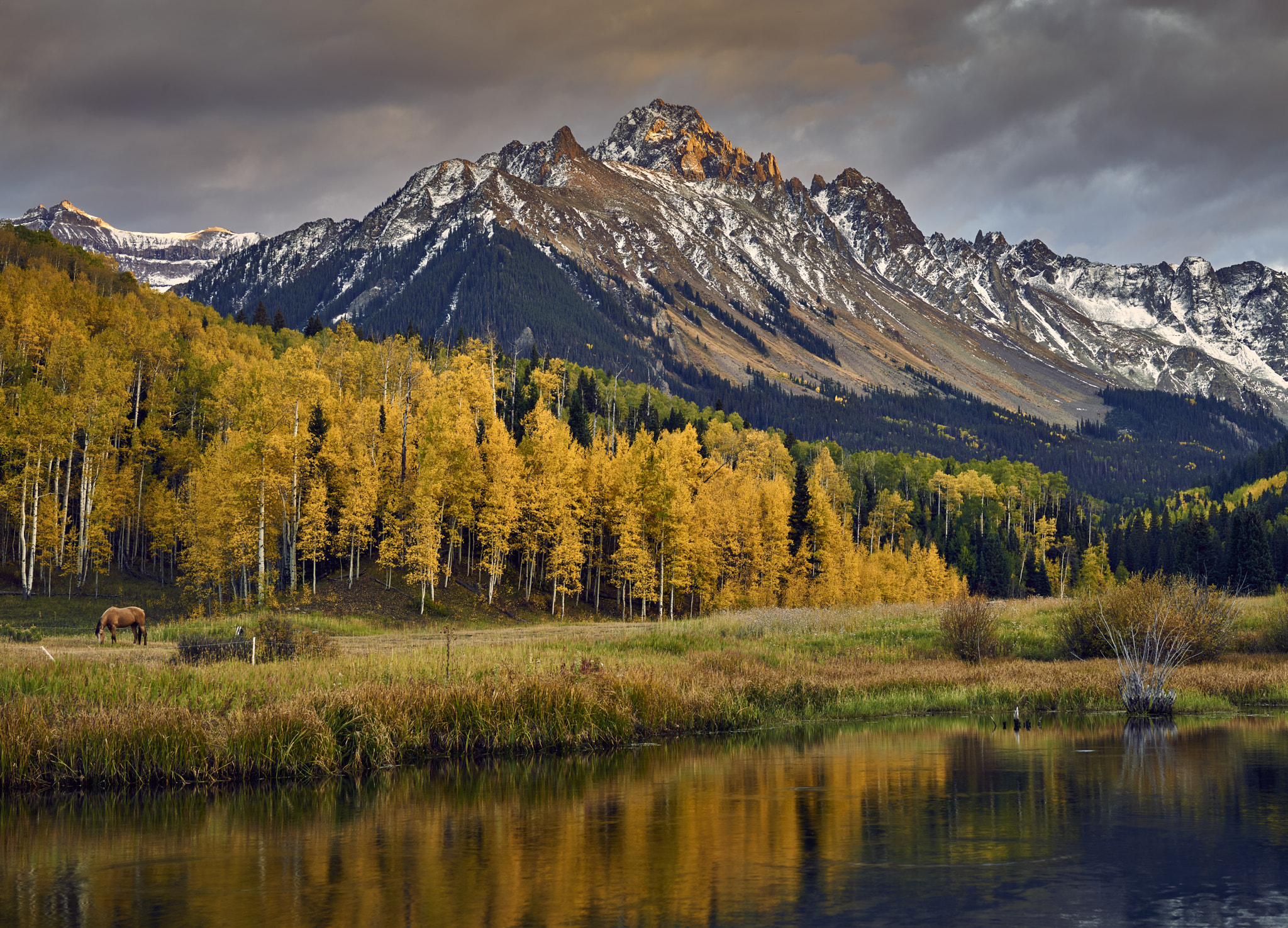 Nikon D800 sample photo. Sneffels sunset photography