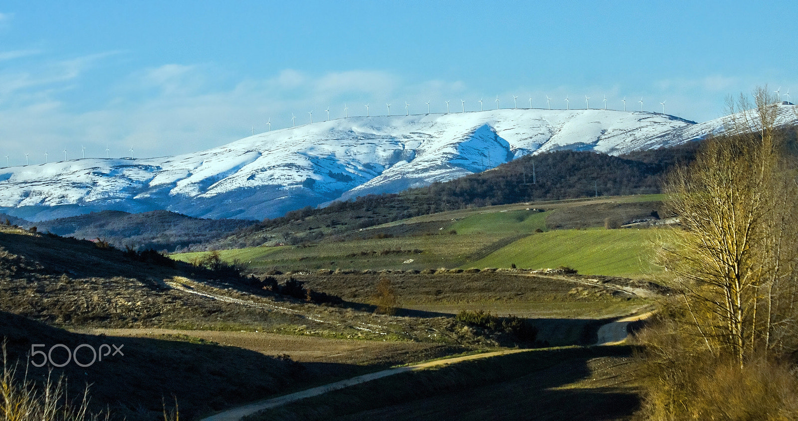 Canon EF 70-300mm F4-5.6 IS USM sample photo. Winter in the spain photography