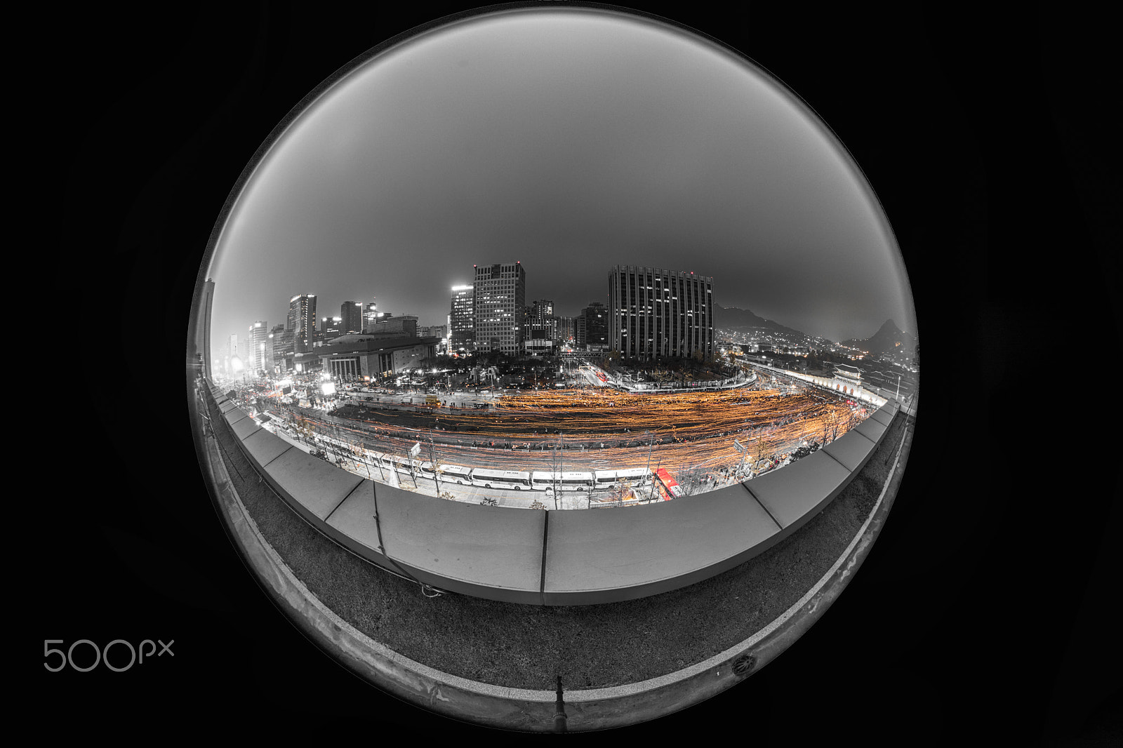 Canon EF 8-15mm F4L Fisheye USM sample photo. Korean demonstration photography