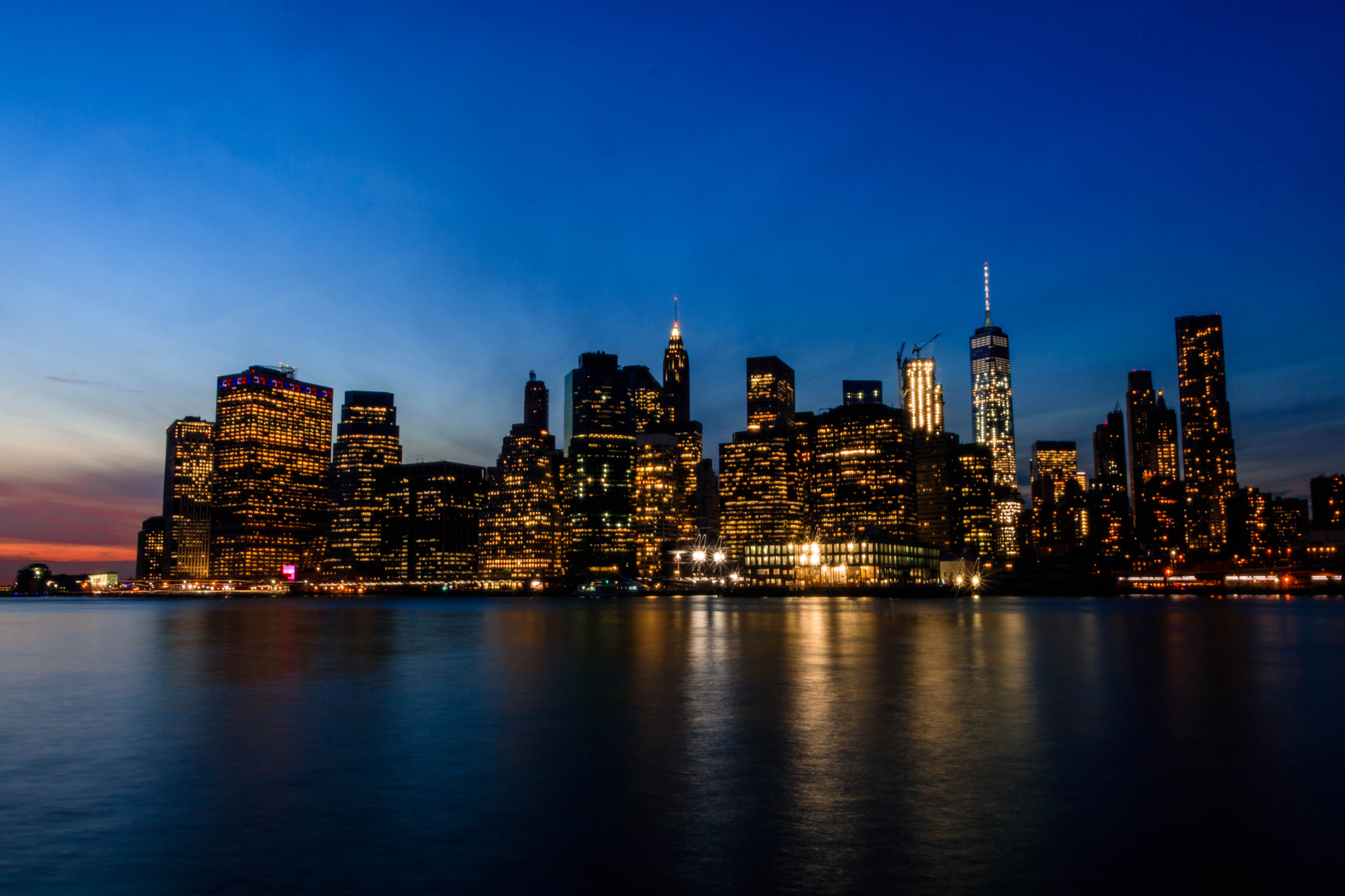 Canon EOS 750D (EOS Rebel T6i / EOS Kiss X8i) sample photo. The manhattan skyline photography