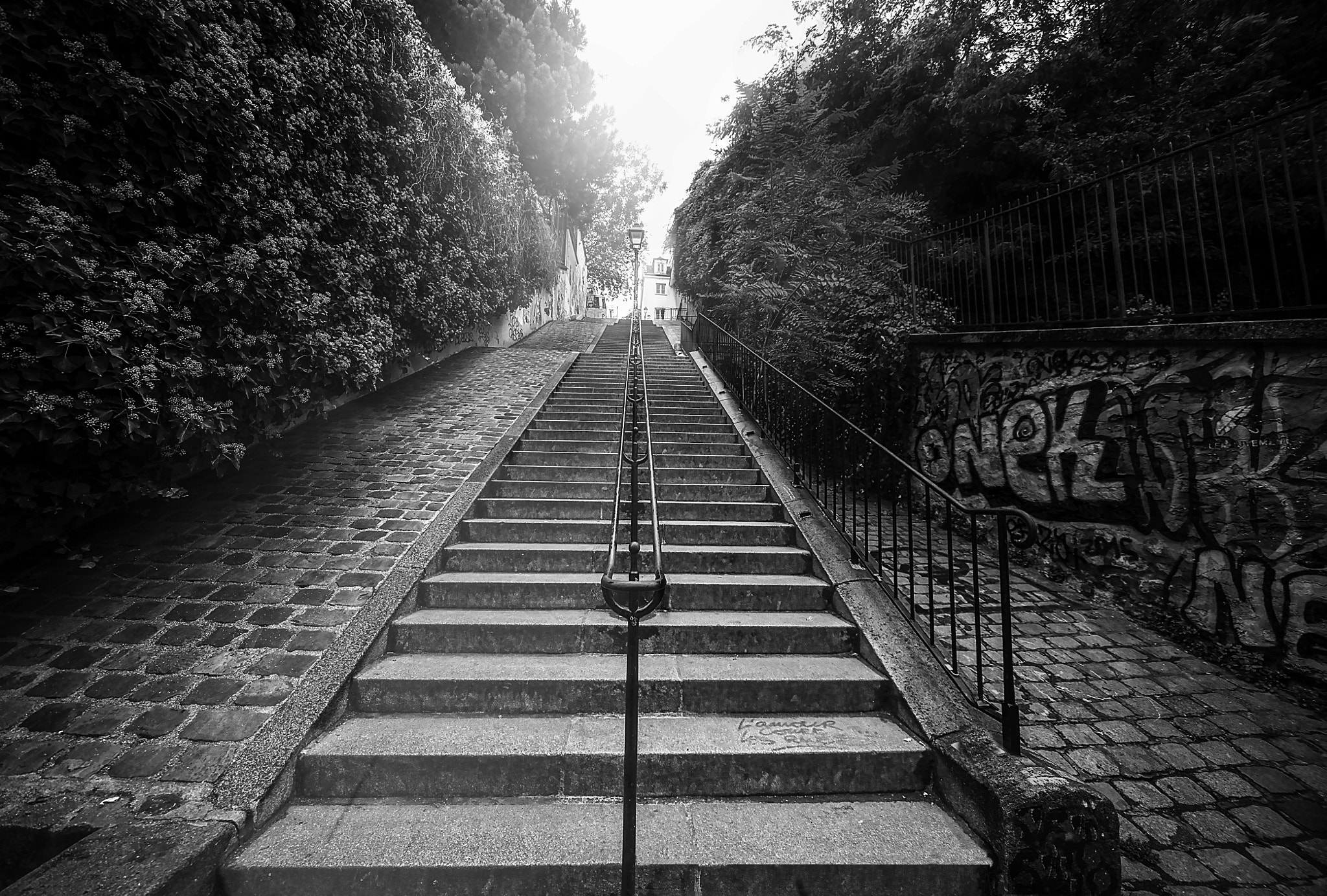 Nikon D700 + Sigma 12-24mm F4.5-5.6 EX DG Aspherical HSM sample photo. Montmartre paris classici vicoletti photography