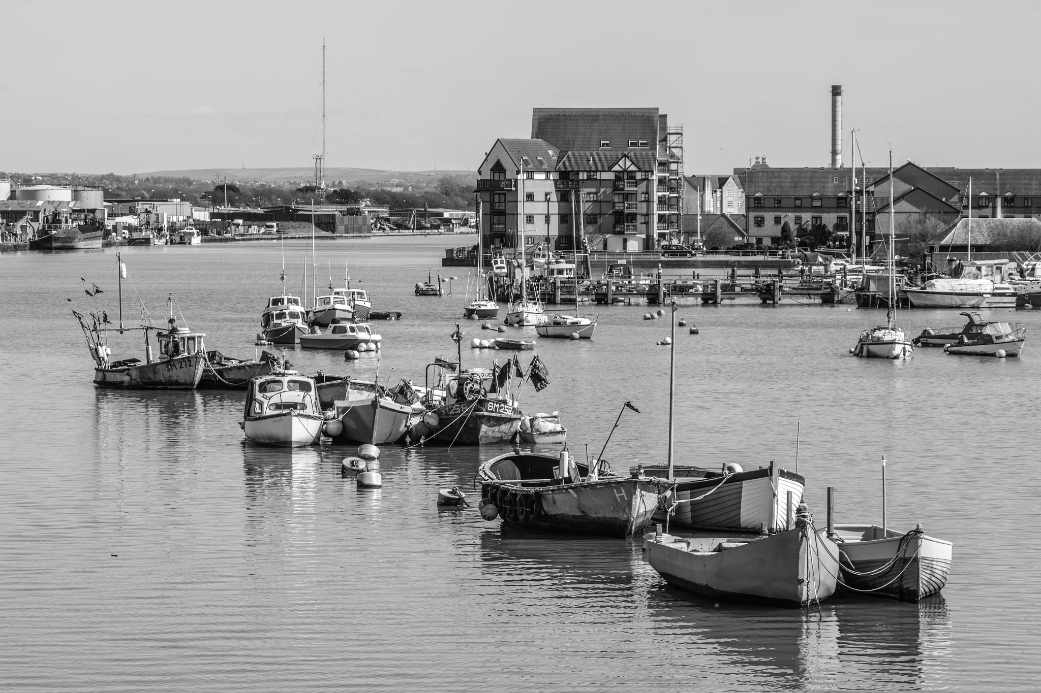 smc Pentax-DA L 50-200mm F4-5.6 ED WR sample photo. River harbour photography