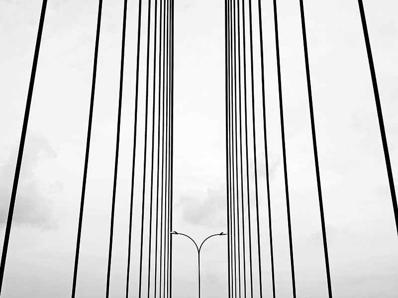 Xiaomi Redmi 3 sample photo. Lines (barelang bridge part 1) photography