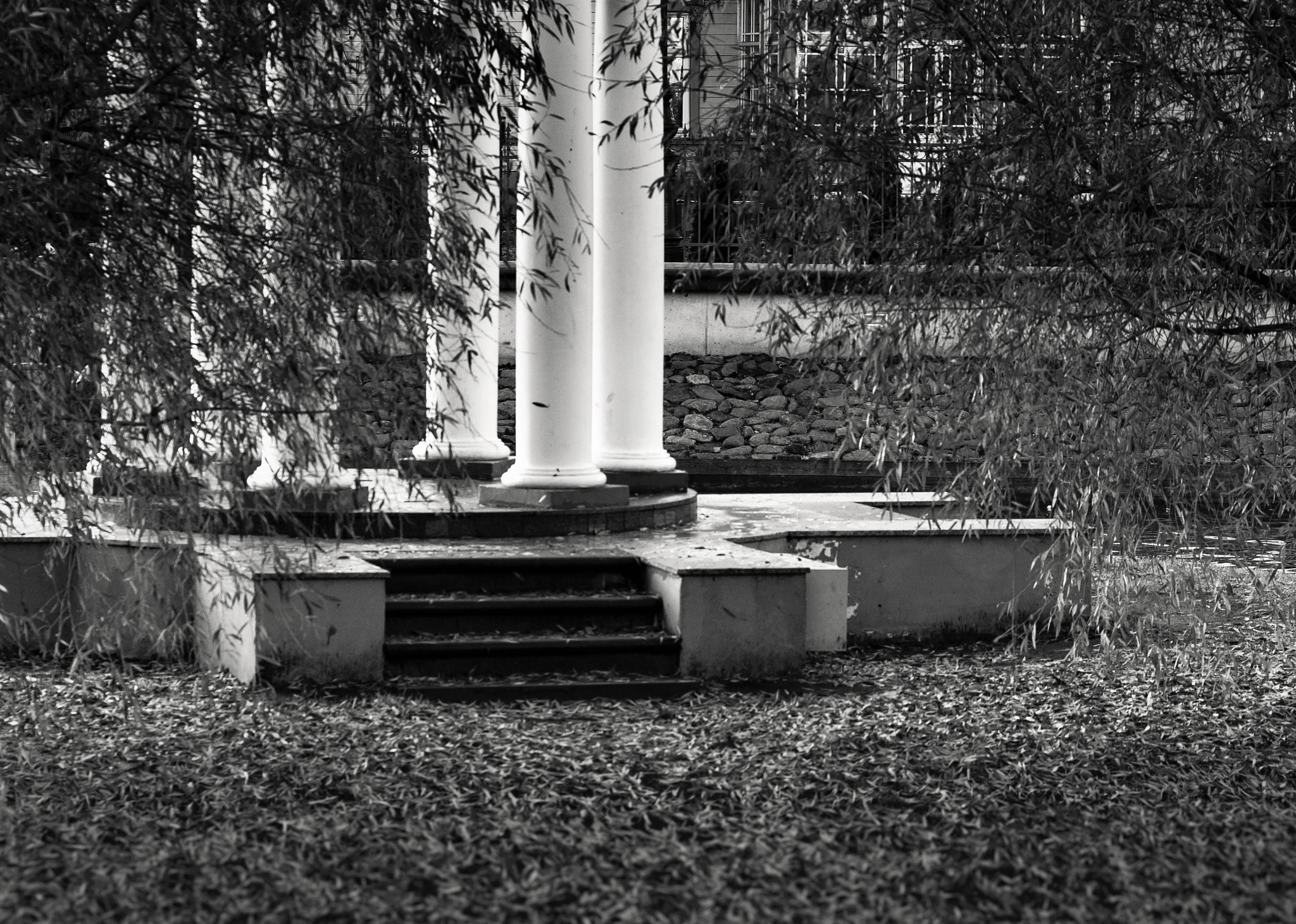 Canon EOS 450D (EOS Rebel XSi / EOS Kiss X2) sample photo. Columns and stairs photography