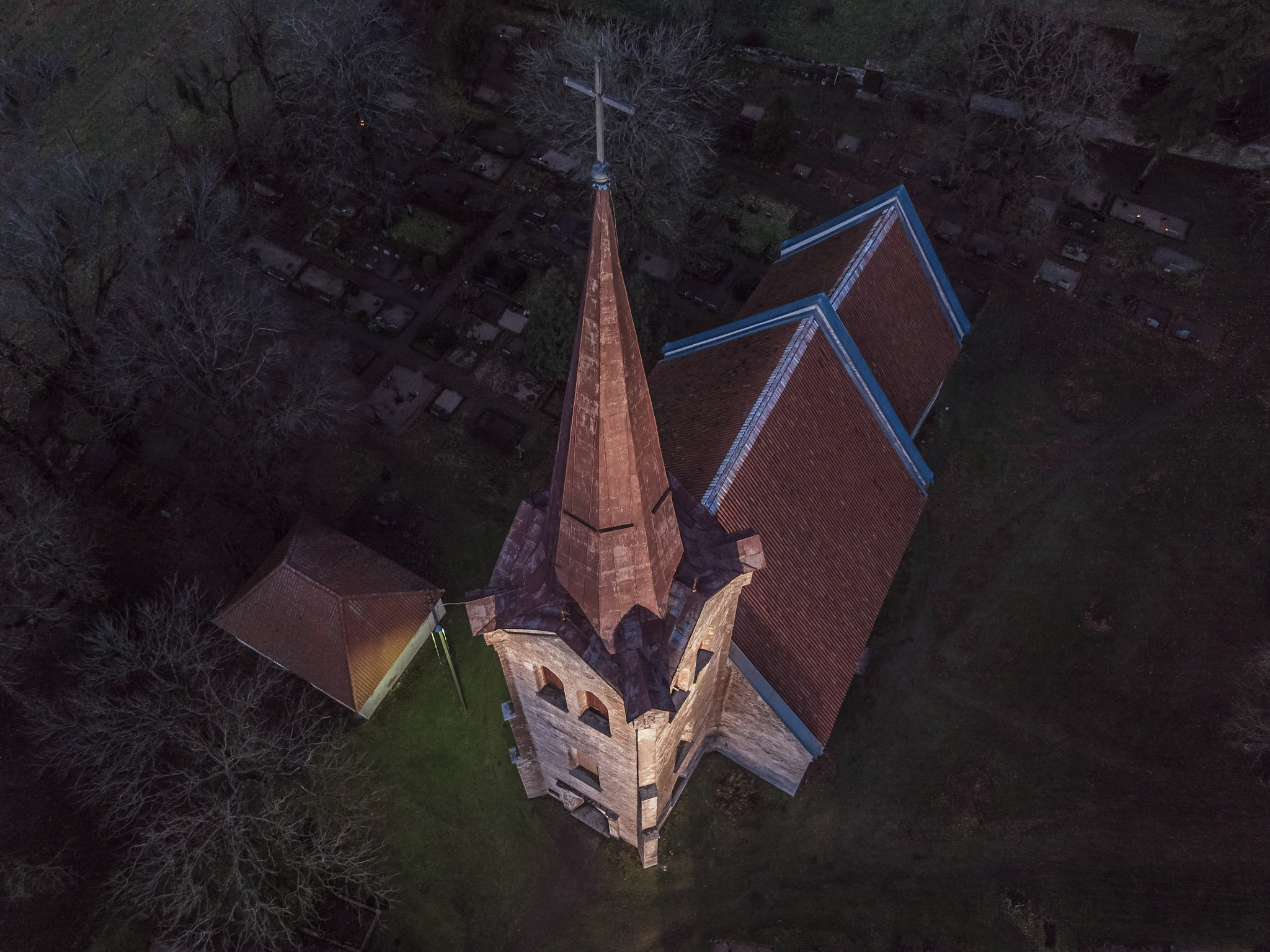DJI FC550 sample photo. Dark times photography