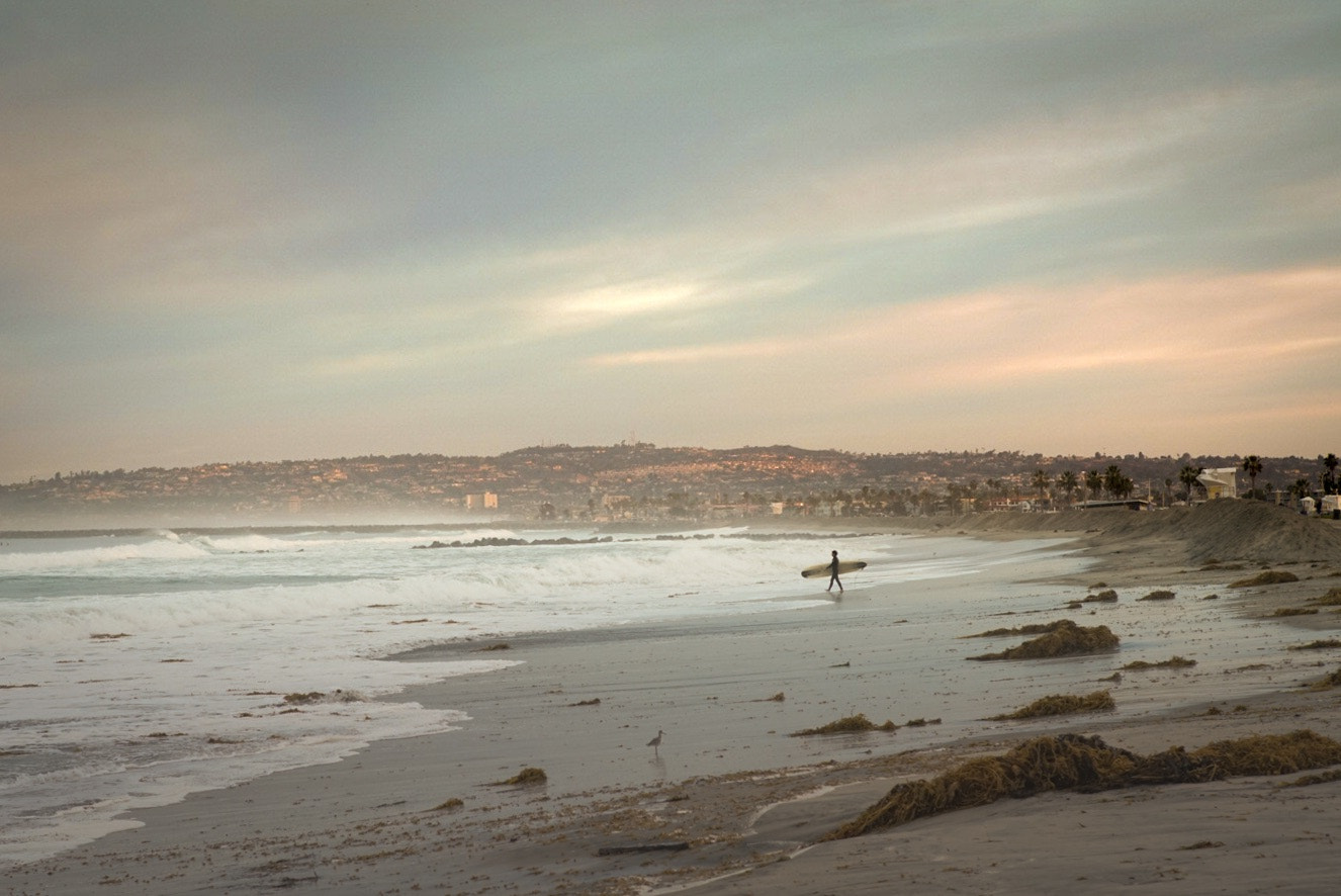 Canon EF 24-70mm F2.8L USM sample photo. Surfing with the sunrise photography