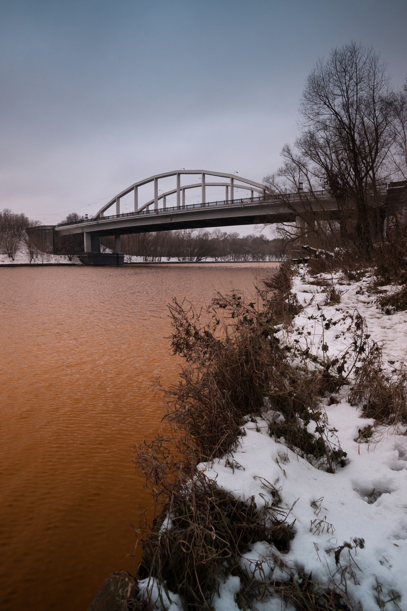 smc PENTAX-FA* 24mm F2 AL[IF] sample photo. North-west moscow. bridge across the moscow river photography