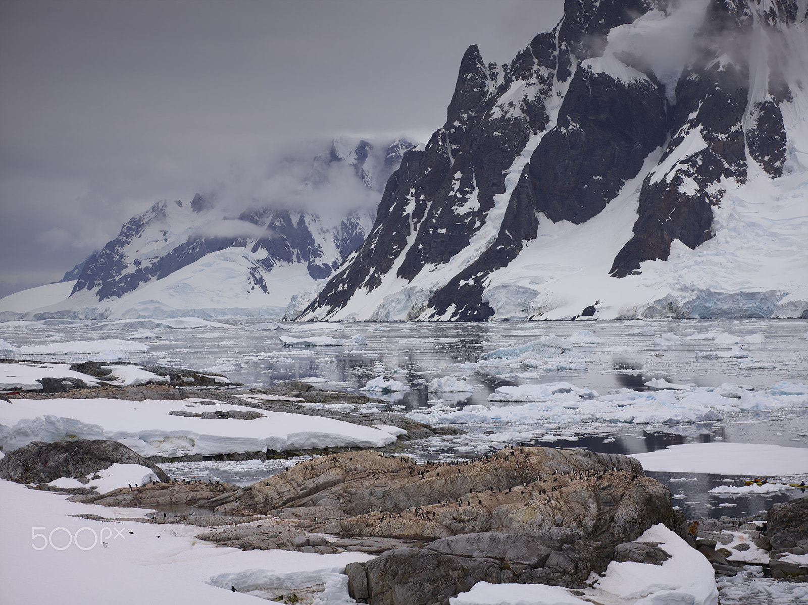 Phase One IQ3 60MP sample photo. Antarctica landscape photography