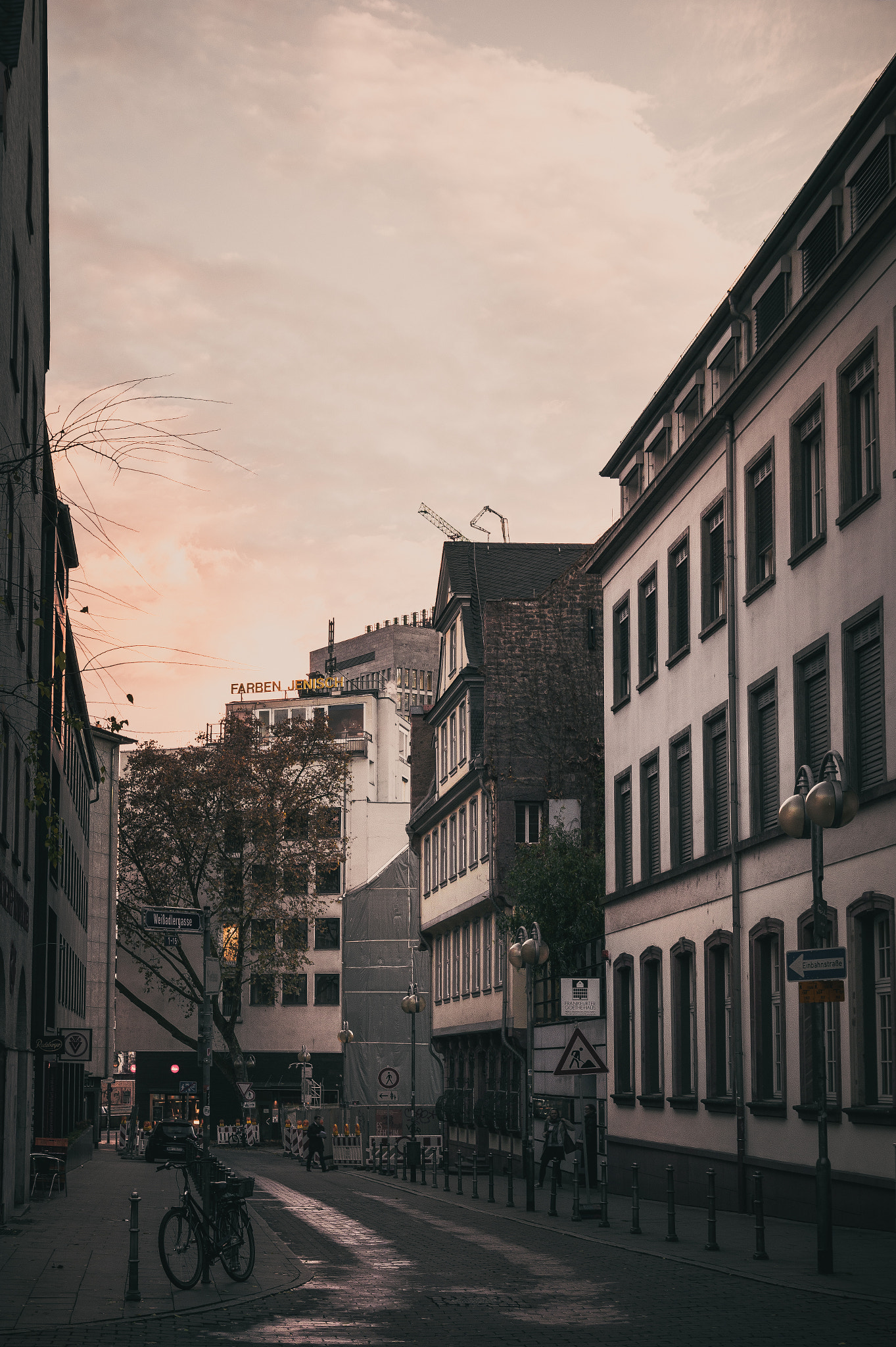 Sony SLT-A58 sample photo. Sunset over frankfurt photography