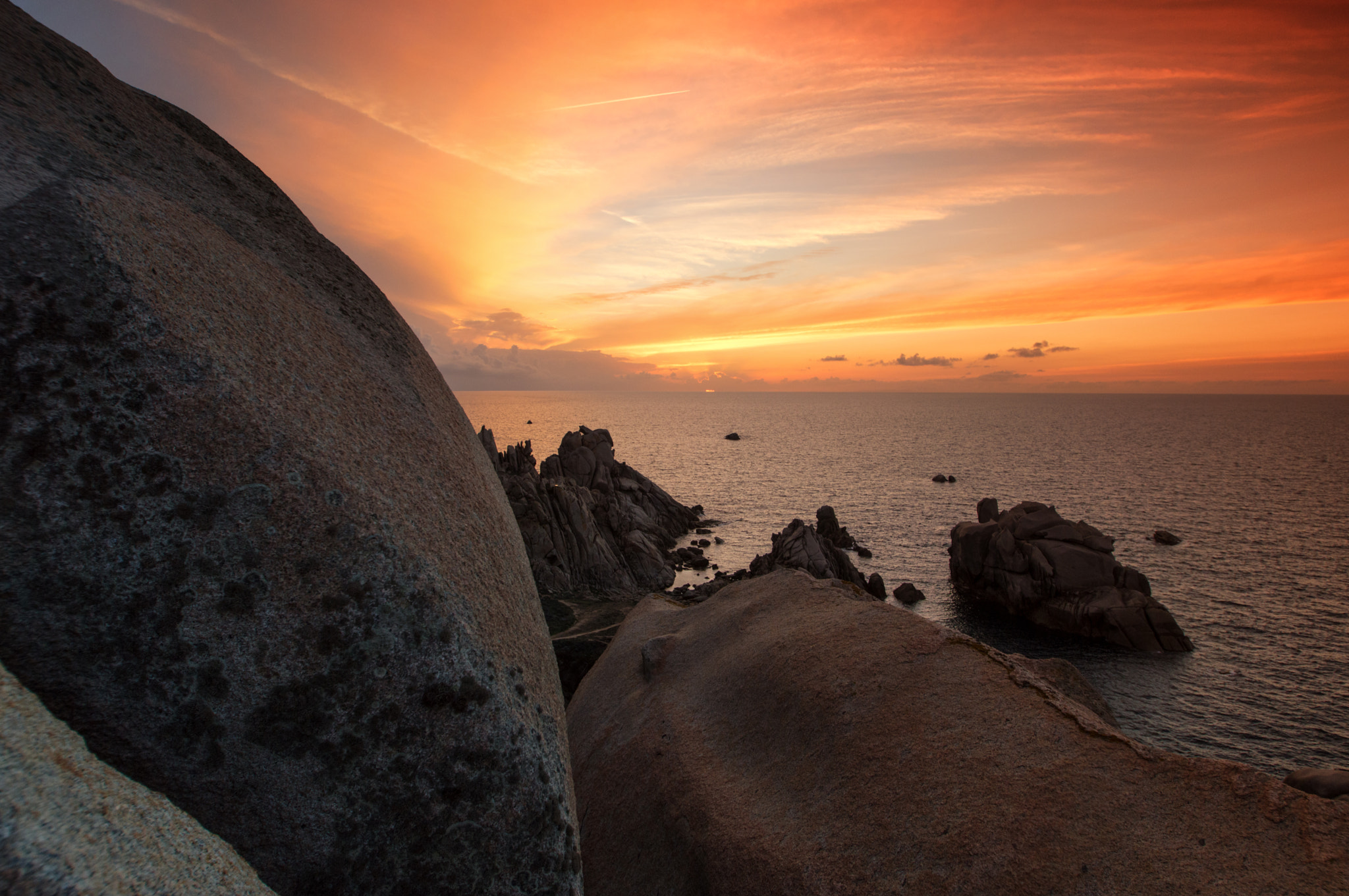 Nikon D3200 sample photo. Sunset capo testa photography
