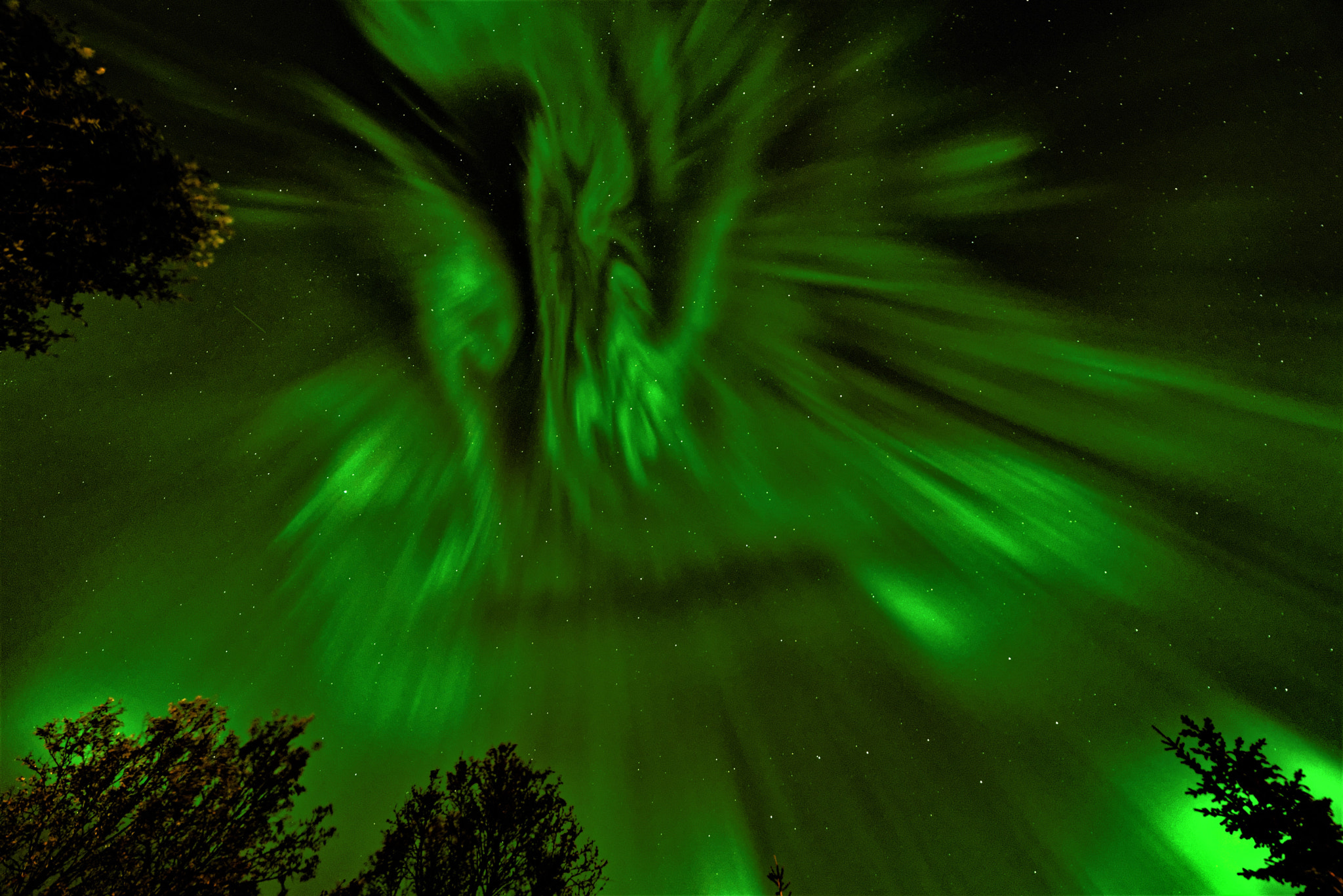Samyang 14mm F2.8 ED AS IF UMC sample photo. Aurora corona photography
