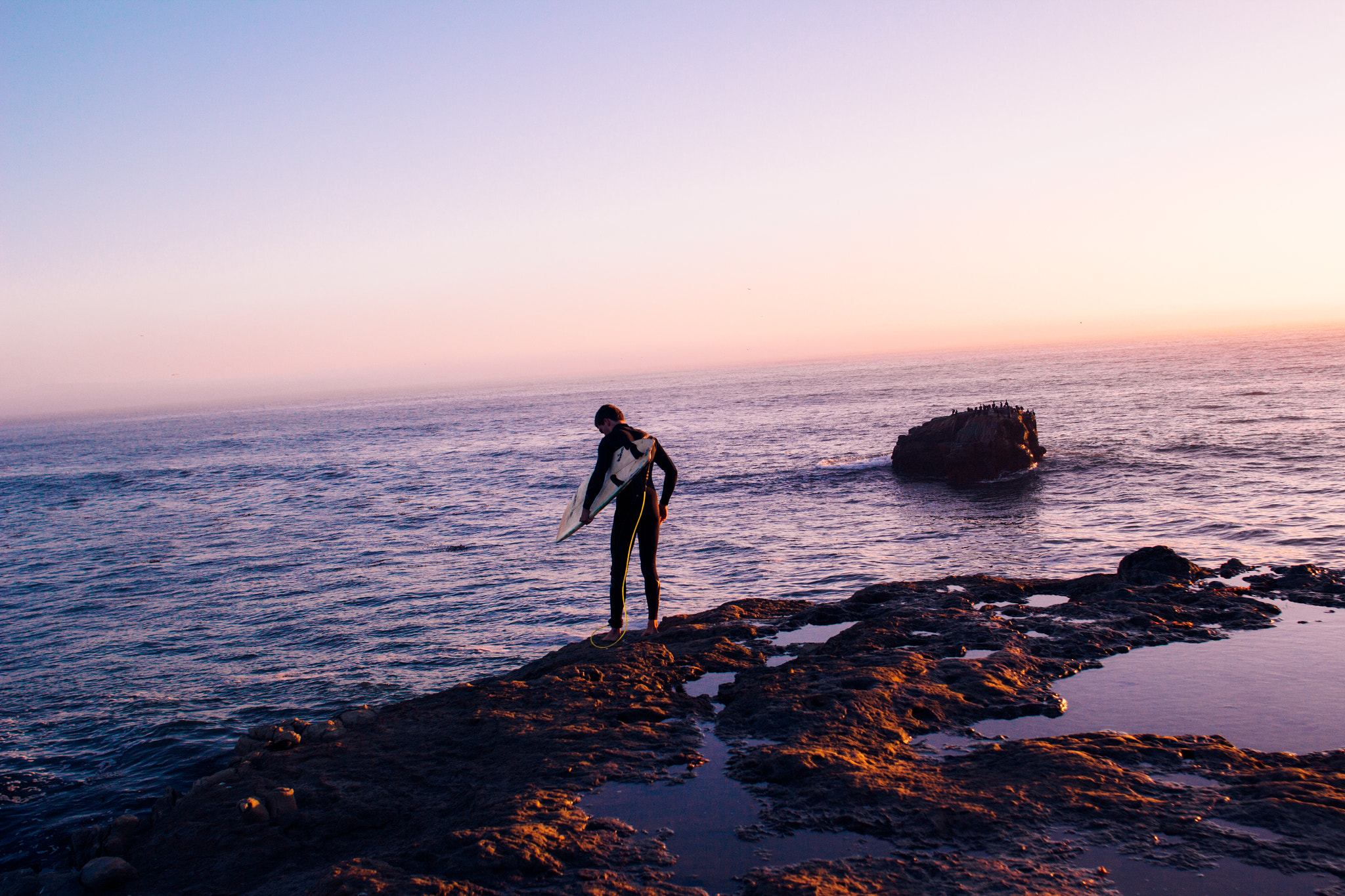 Canon EOS 60D + Canon EF 24mm F2.8 sample photo. Sunset surf photography