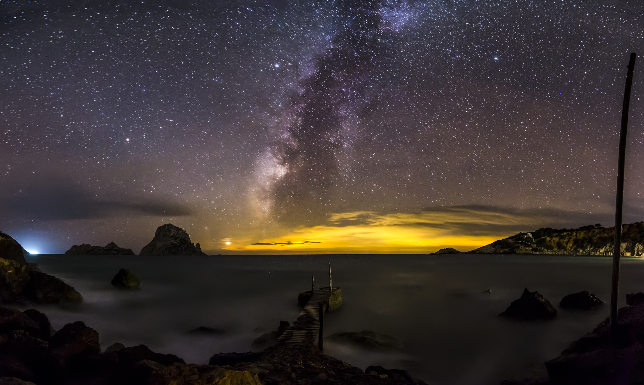 Tokina AT-X Pro 12-24mm F4 (IF) DX sample photo. Milky way in ibiza photography