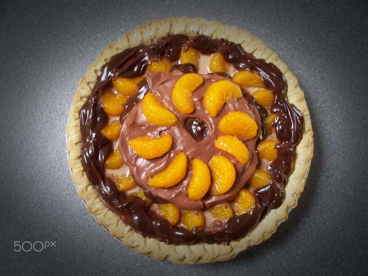 Kodak Z1275 ZOOM DIGITAL CAMERA sample photo. Mandarin mousse pie photography