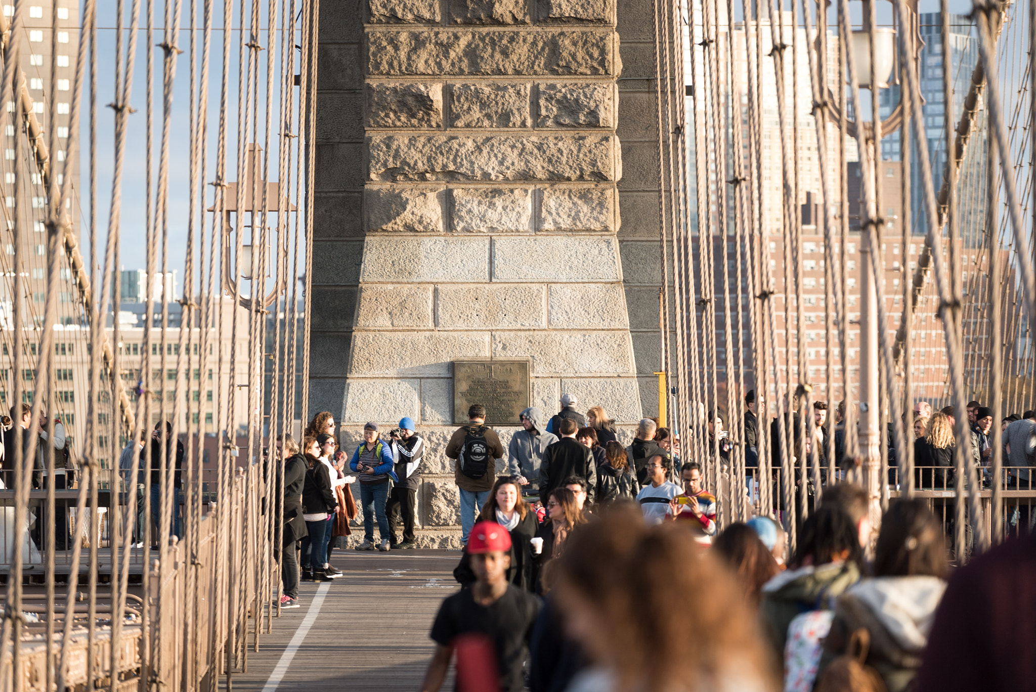 Sony a7S + Sony FE 70-200mm F4 G OSS sample photo. The view from the brooklyn bridge photography