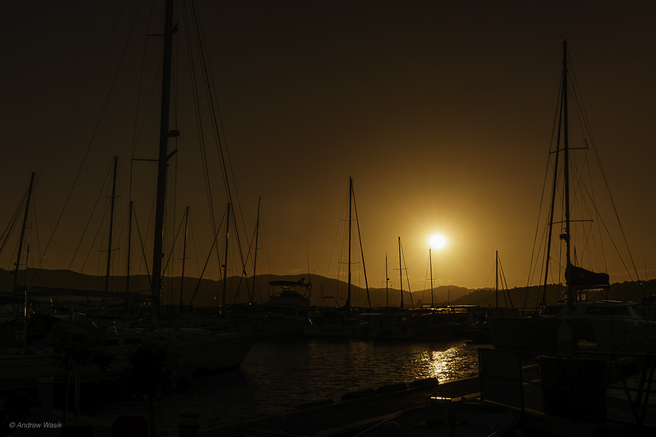 Sony a6000 sample photo. Sunset in the marina photography