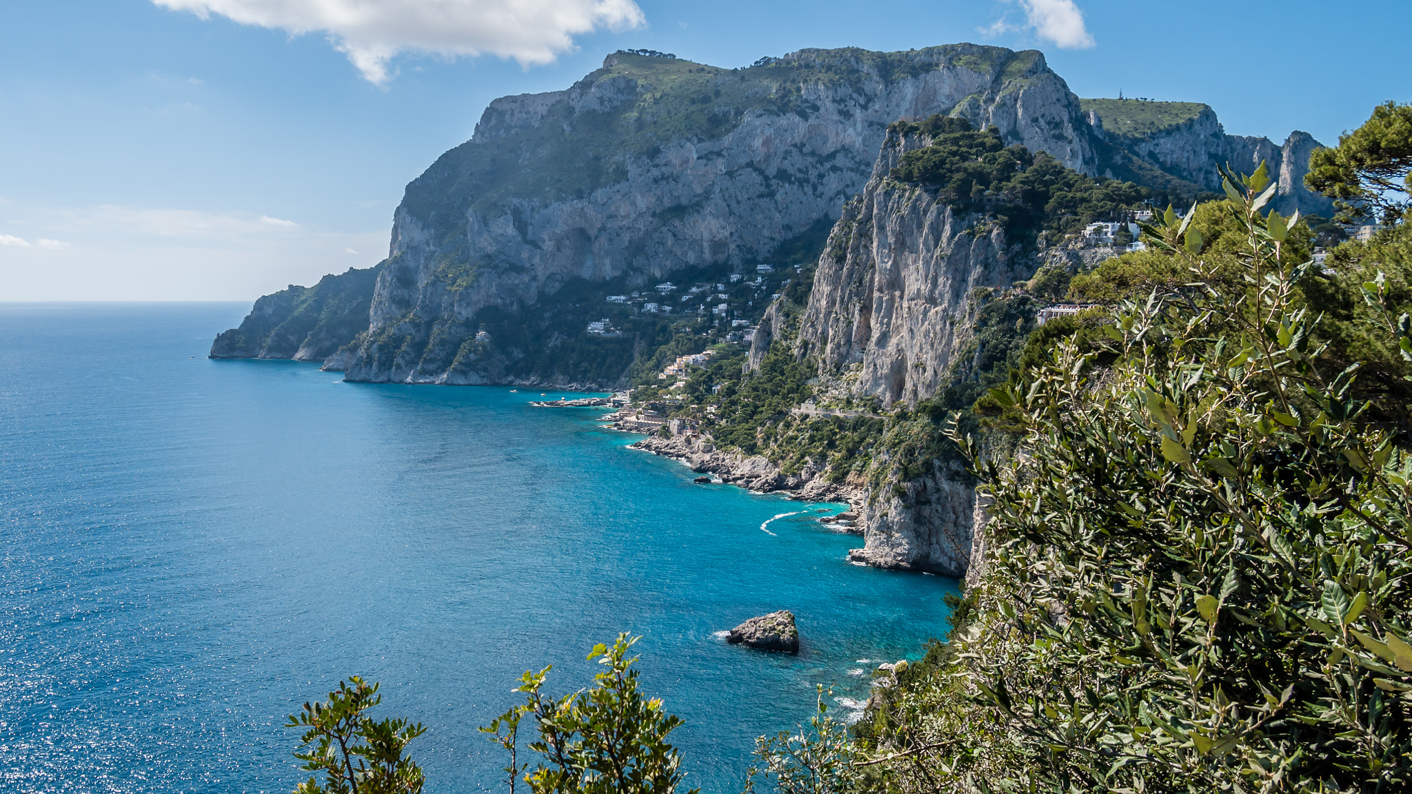 Panasonic Lumix DMC-GX7 sample photo. West side of capri island, italy photography
