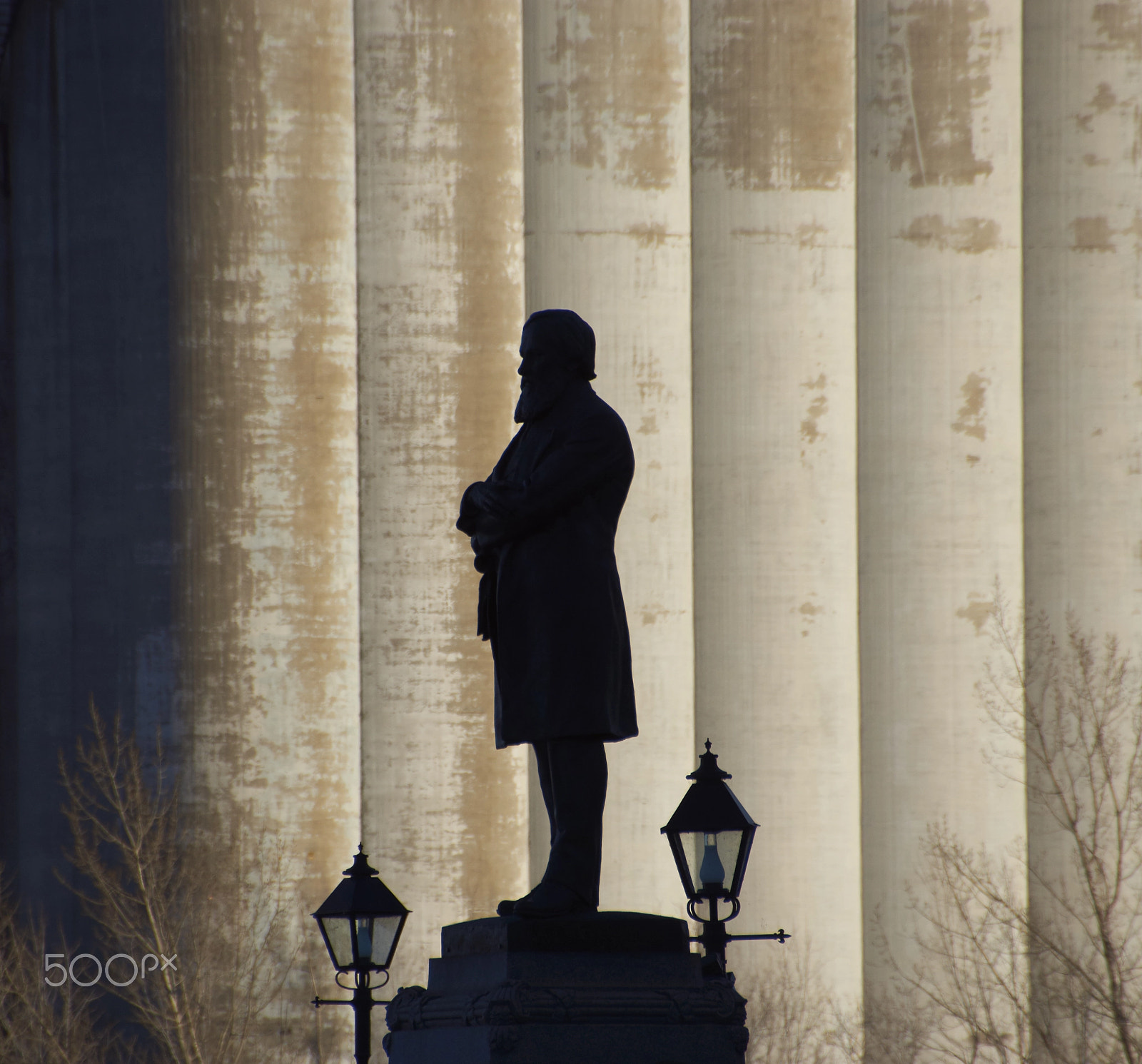 Sony SLT-A65 (SLT-A65V) sample photo. Statue in montreal photography