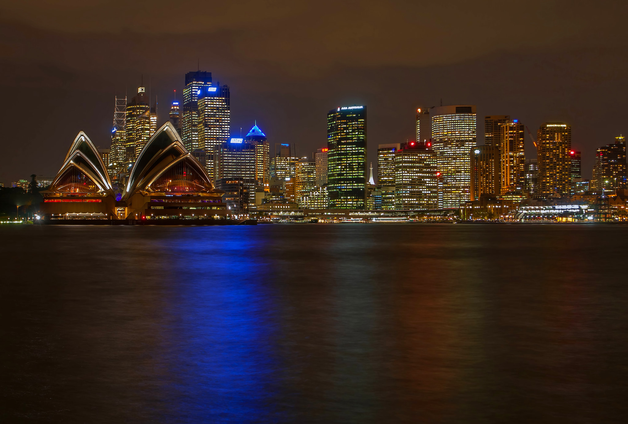 Canon EOS 40D + Canon EF 17-40mm F4L USM sample photo. Sydney skyline, australia photography