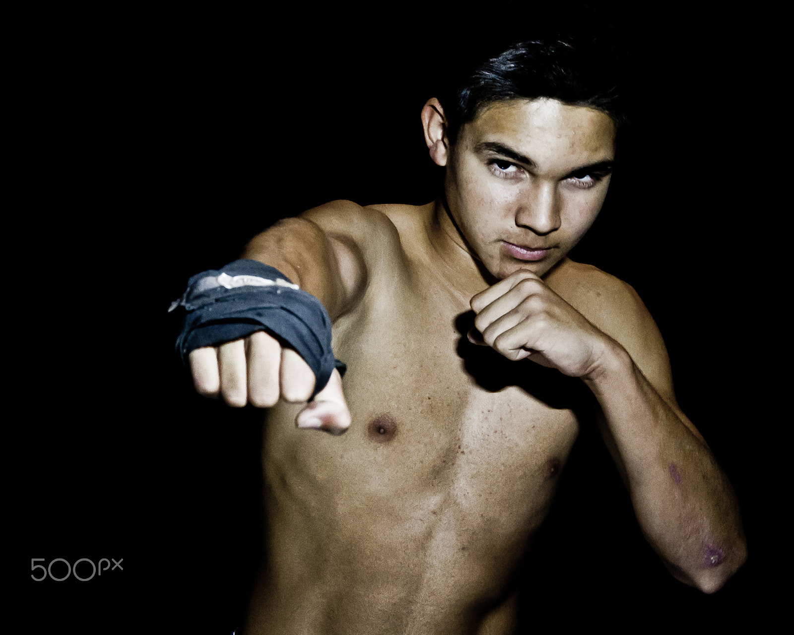 Pentax K-50 sample photo. Juan boxing photography