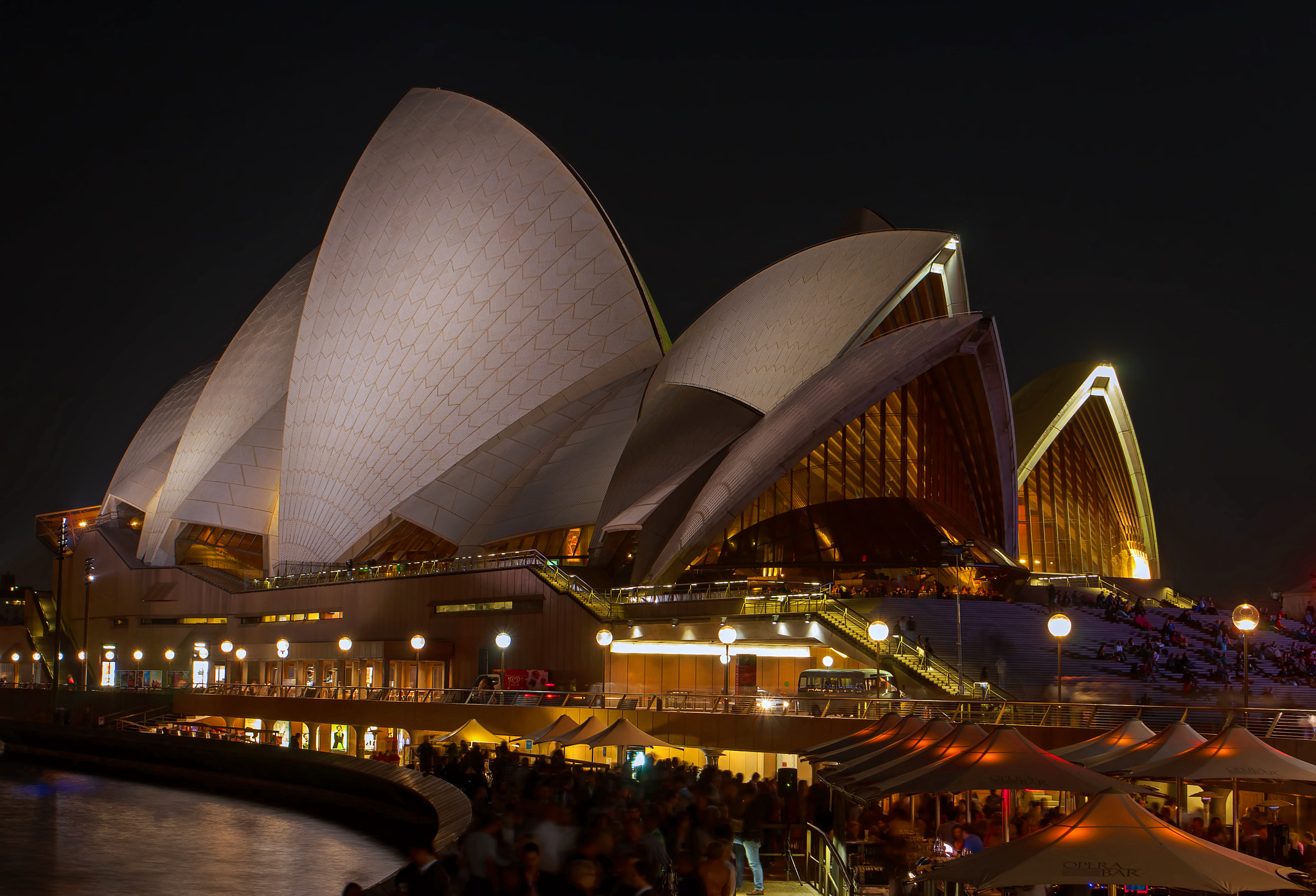 Canon EOS 40D + Canon EF 17-40mm F4L USM sample photo. The opera house, sydney australia photography