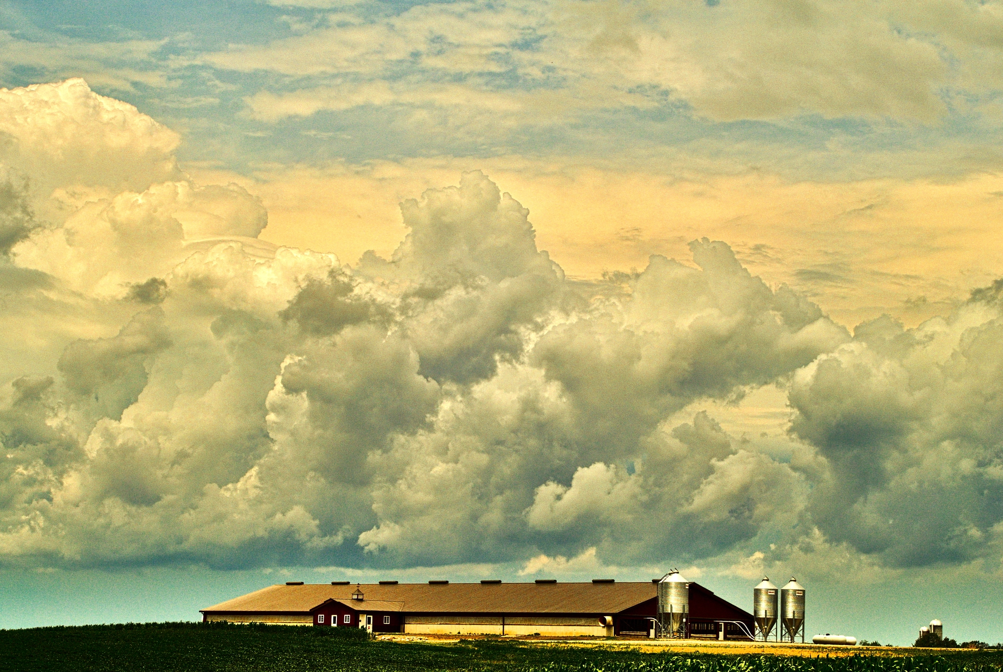 Nikon D200 sample photo. Fields, farms, farmland and sky photography