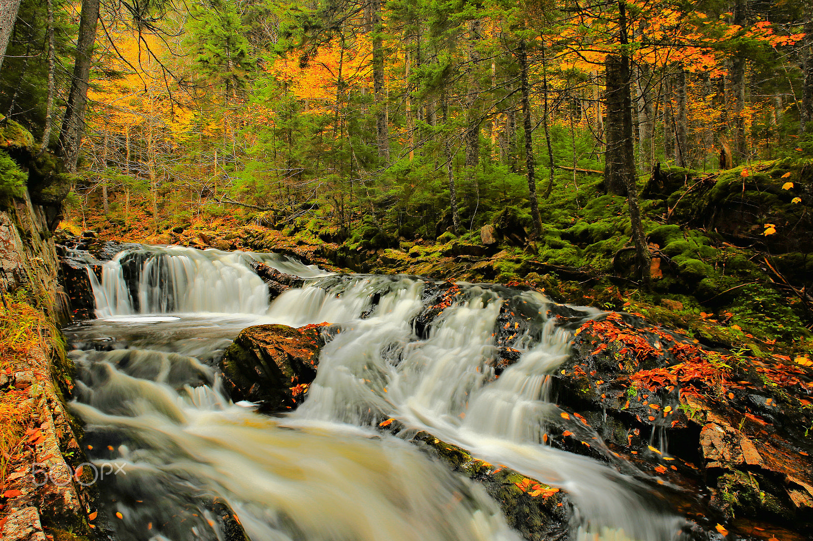 Canon EOS 6D + Canon EF 22-55mm f/4-5.6 USM sample photo. North river cascade ii photography