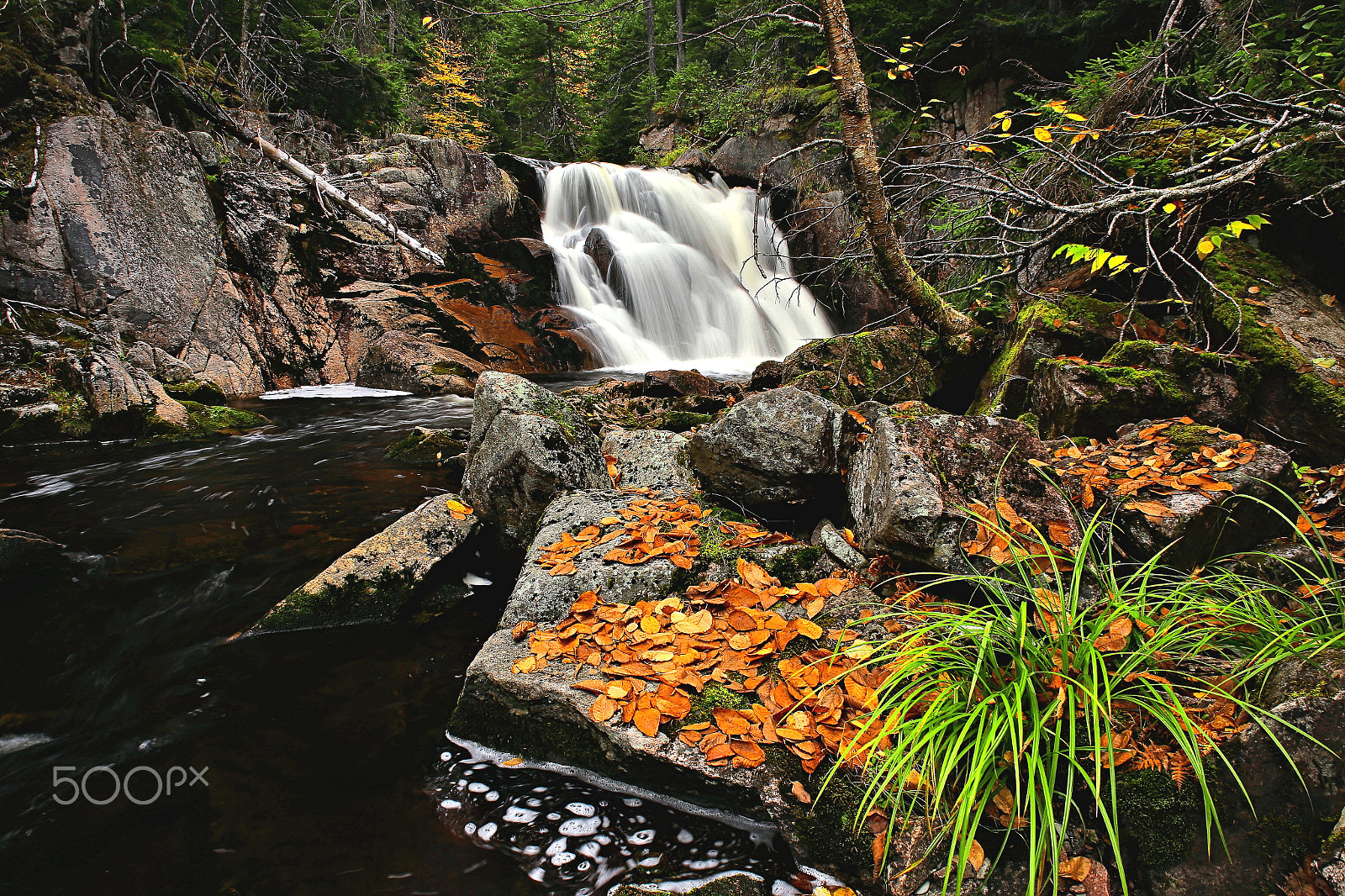 Canon EOS 6D + Canon EF 22-55mm f/4-5.6 USM sample photo. North river cascade iv photography