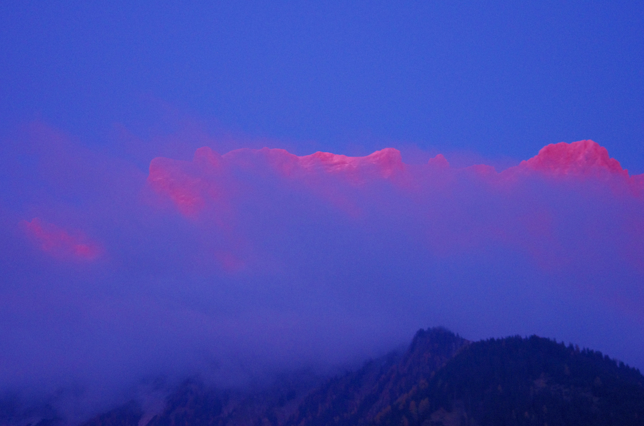HD Pentax DA 55-300mm F4.0-5.8 ED WR sample photo. Last sunlight - real colors! - wetterstein in the evening photography