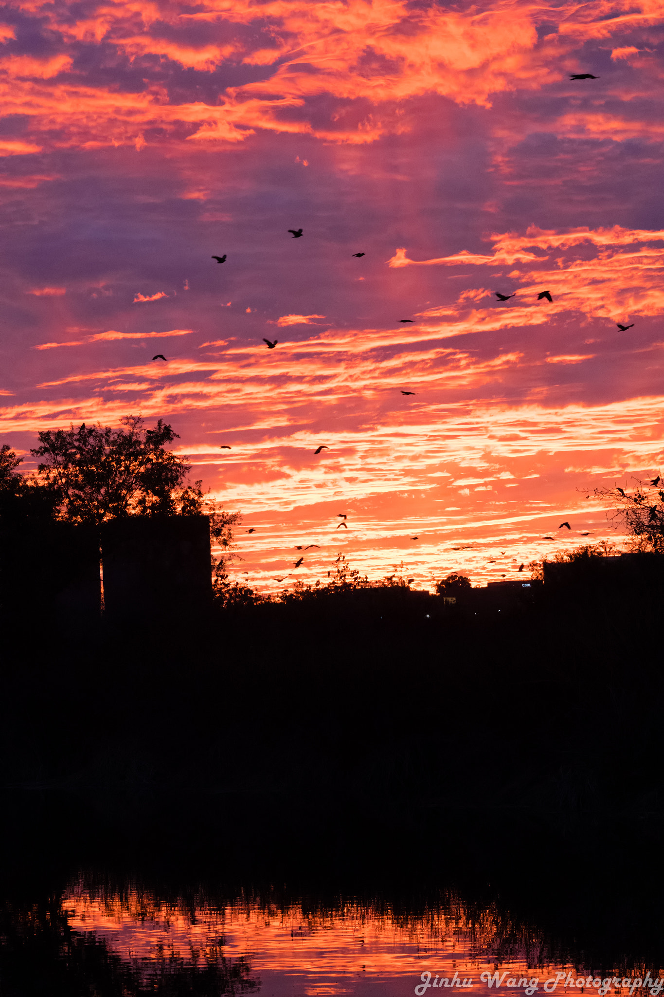 Canon EF 135mm F2L USM sample photo. Sunset and its reflection photography