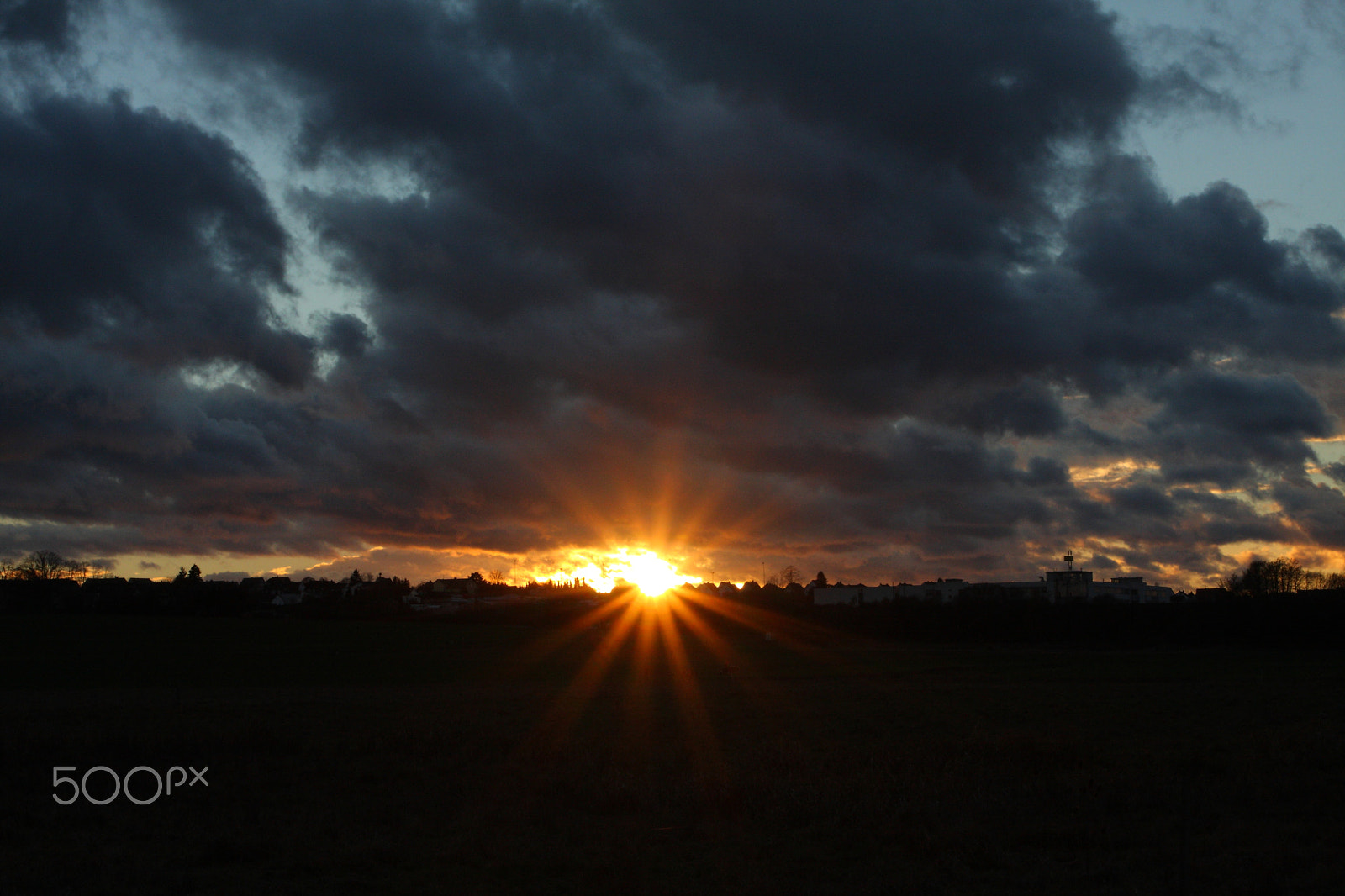 Canon EOS 40D sample photo. Sunset in november photography