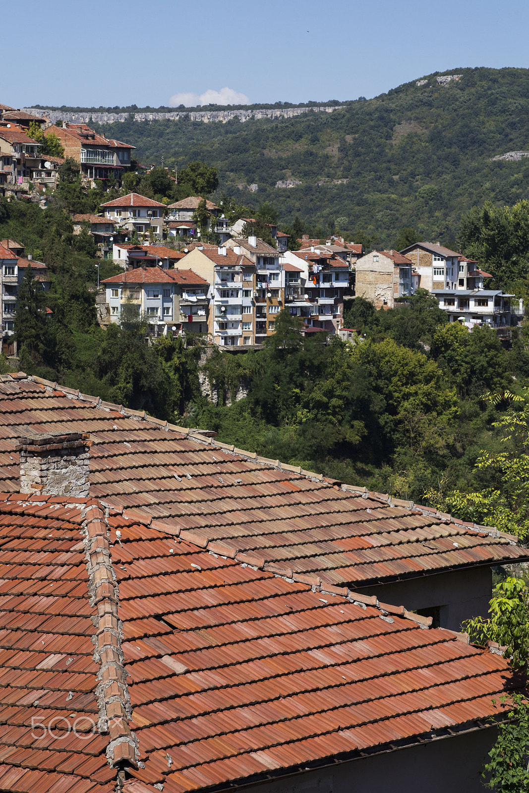 Canon EF 100mm F2.8 Macro USM sample photo. Daytime skyline of houses and buildings in veliko photography