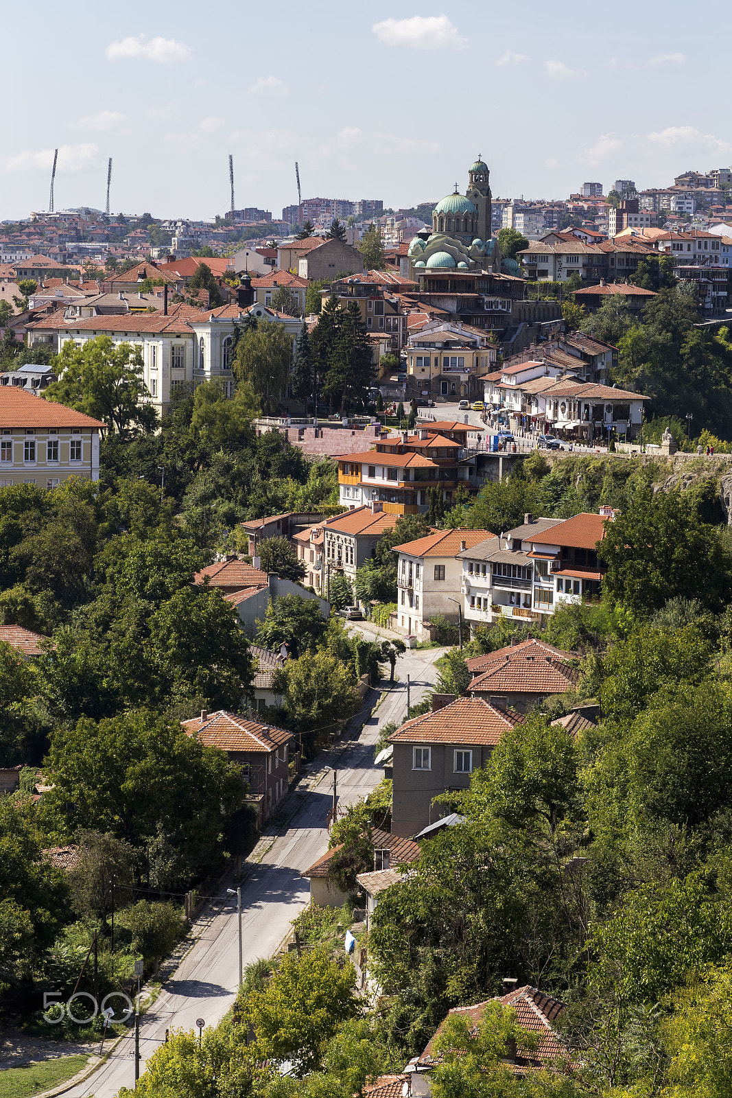 Canon EF 100mm F2.8 Macro USM sample photo. Daytime skyline of houses and buildings in veliko photography