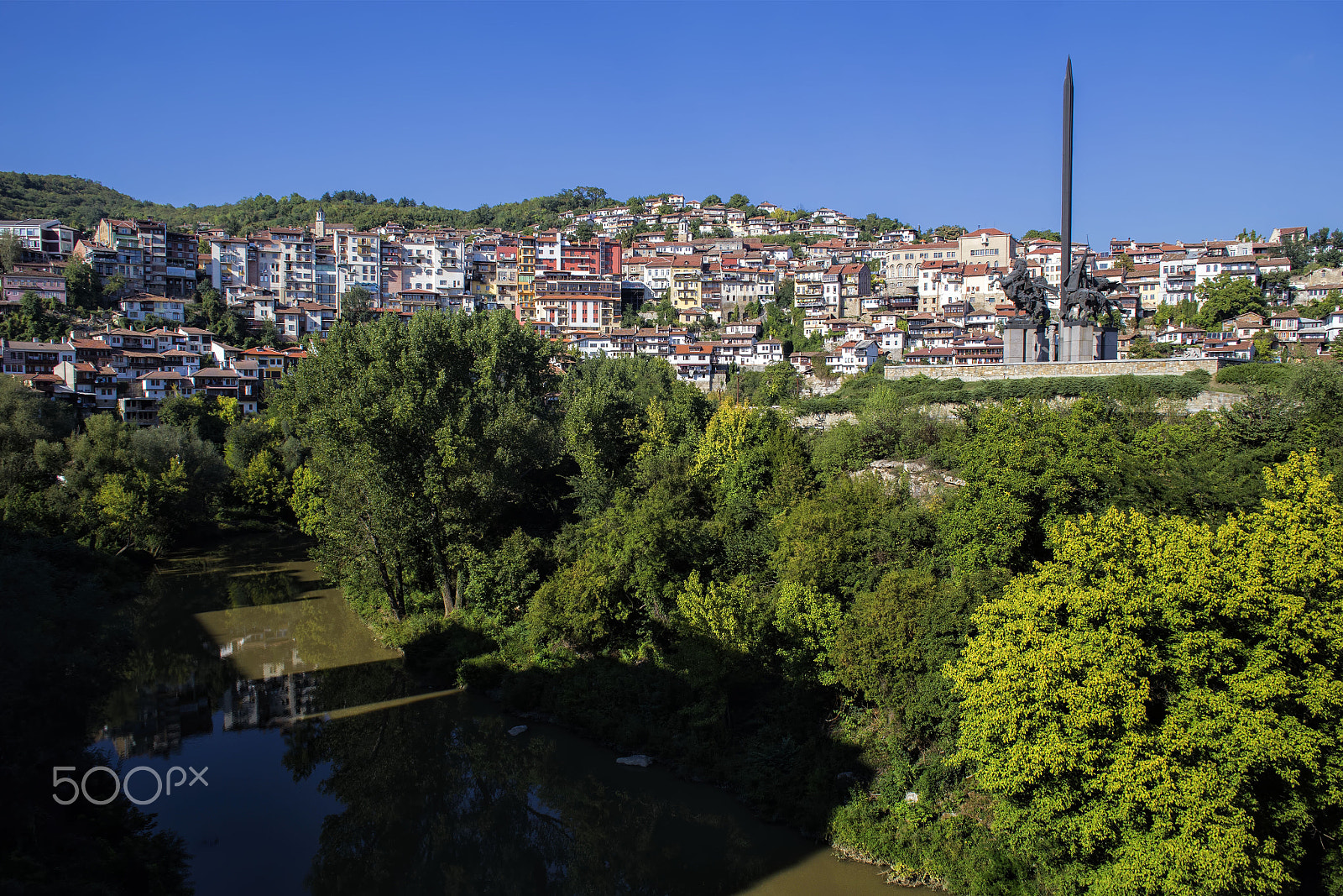 Canon EOS 6D + Canon EF 24mm F2.8 sample photo. Daytime skyline of houses and buildings in veliko photography