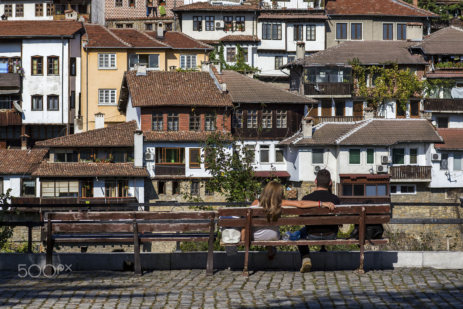 Canon EF 100mm F2.8 Macro USM sample photo. Daytime skyline of houses and buildings in veliko photography