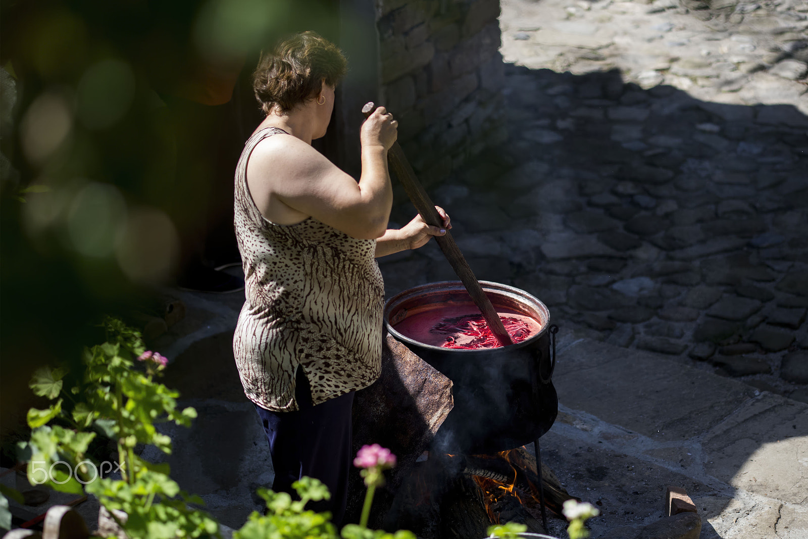 Canon EF 100mm F2.8 Macro USM sample photo. Cooking outdoors in bulgaria photography