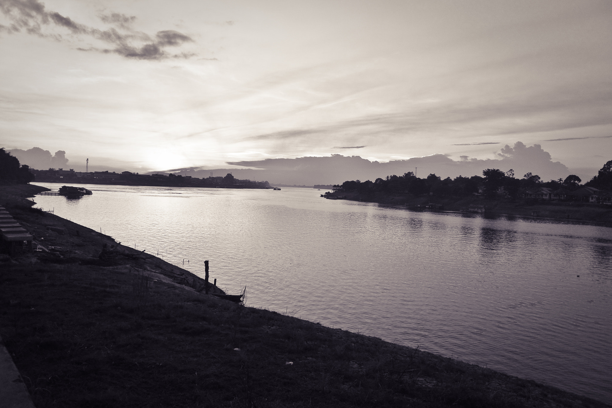 Nikon 1 J3 sample photo. Sunset in sintang 2 photography