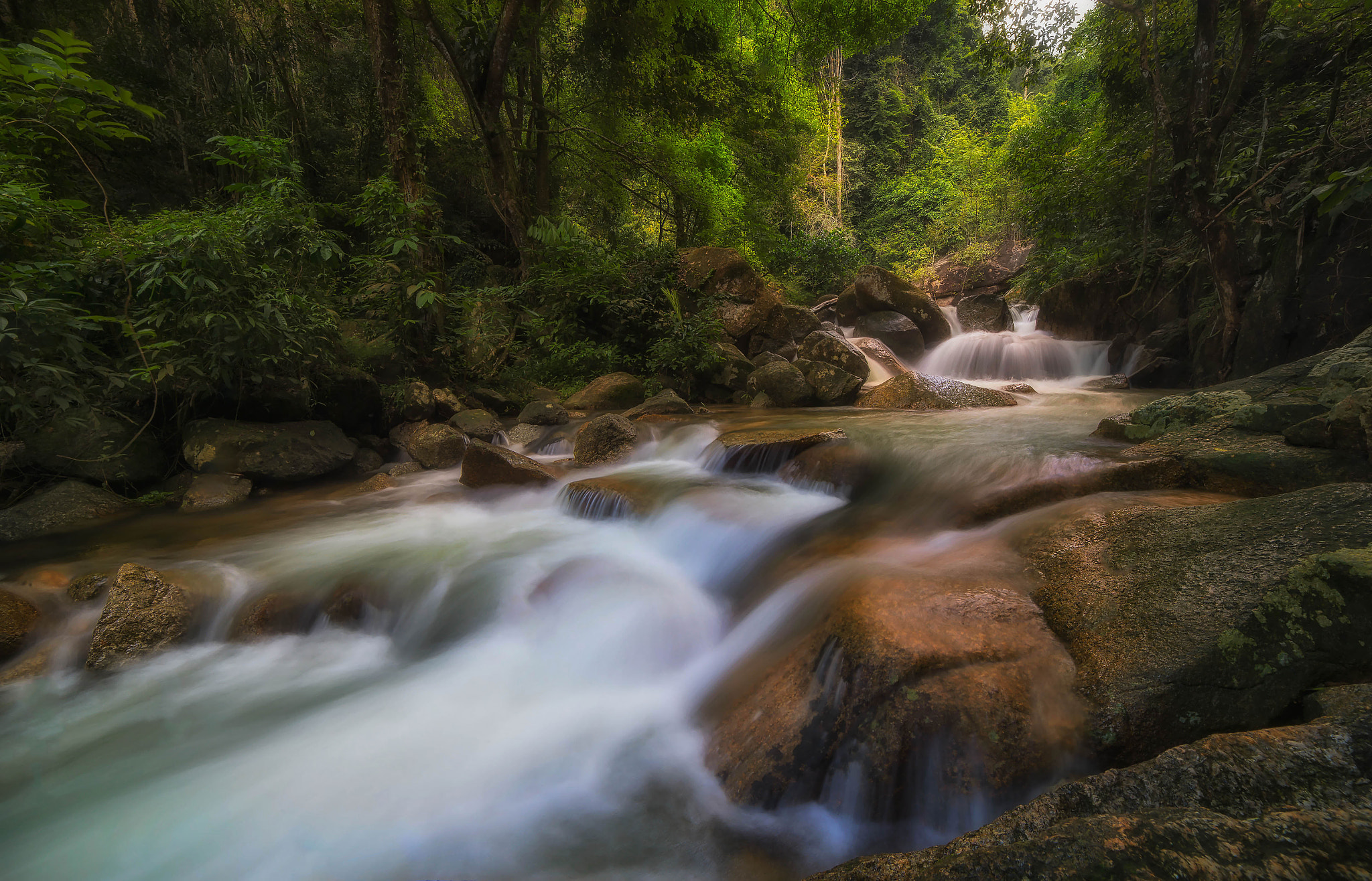 Nikon Df sample photo. Waterfall photography