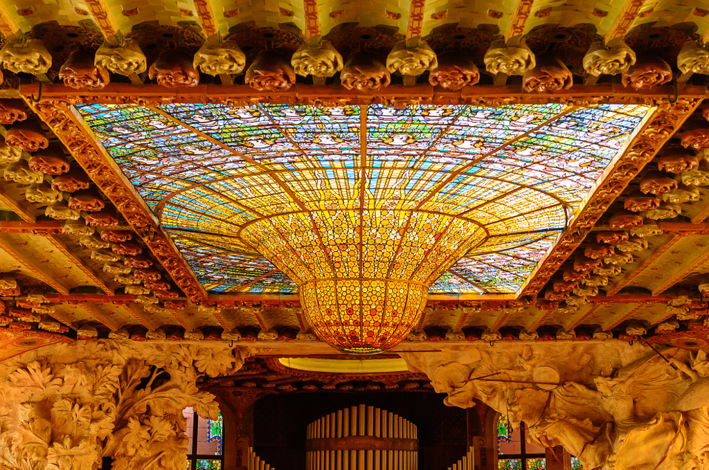 Palau de la Música Catalana by Manfred Huber on 500px.com
