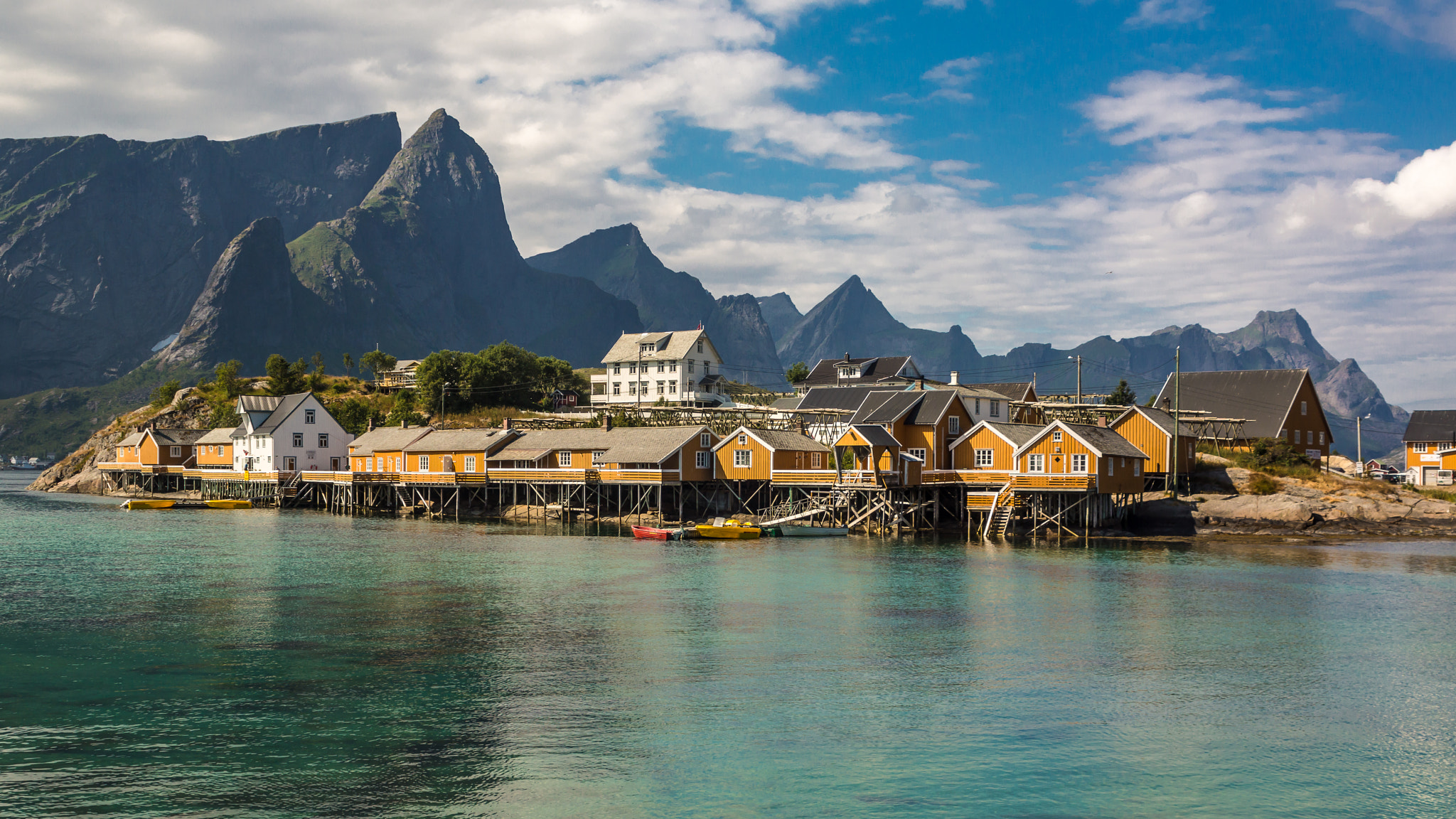 Sony SLT-A77 + 24-70mm F2.8 sample photo. Sakrisøy rorbuer, norway photography