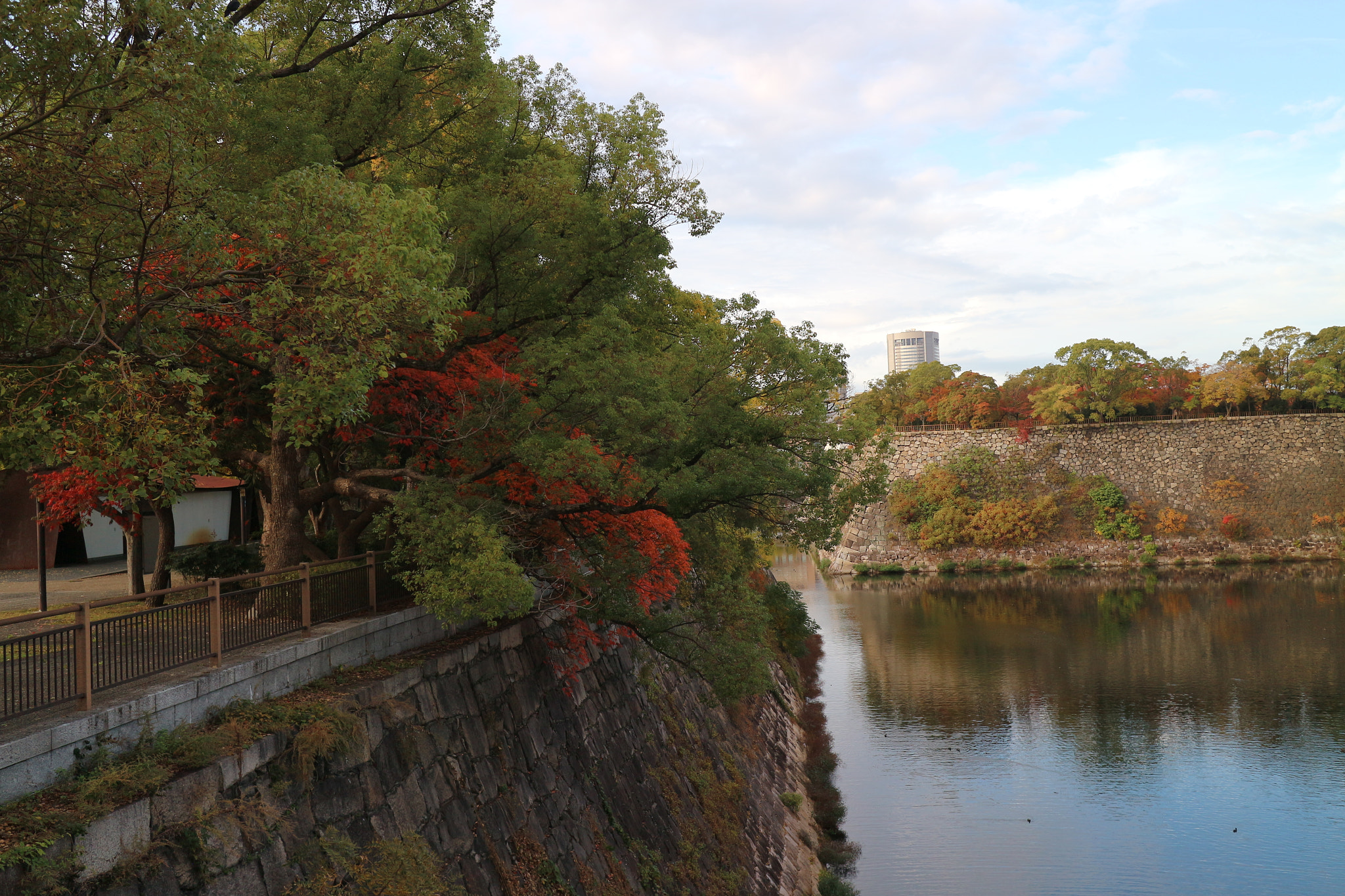 Canon EOS M10 + Canon EF-M 22mm F2 STM sample photo. The view of osaka photography