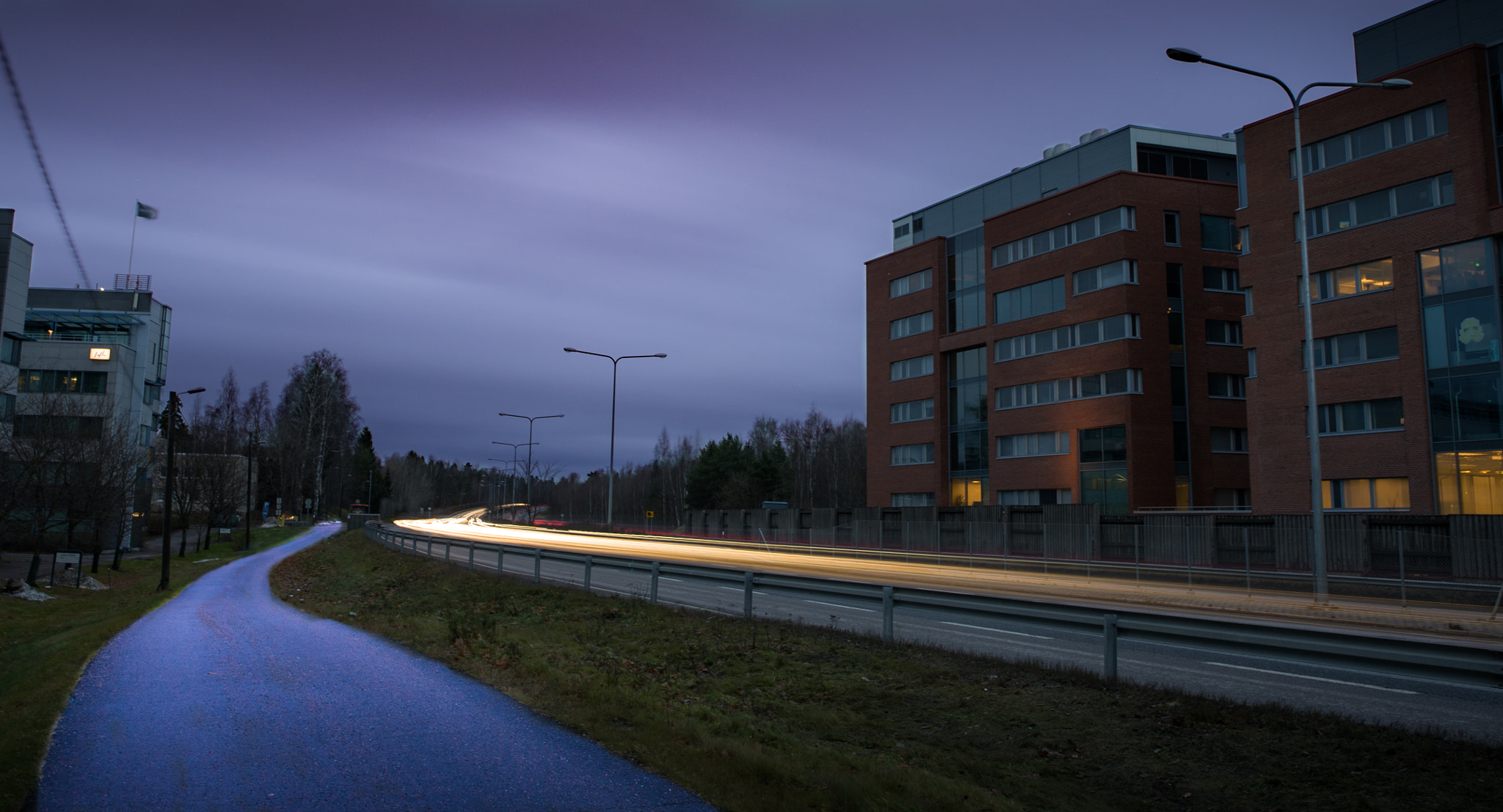 Nikon AF-S Nikkor 24mm F1.8G ED sample photo. Two roads photography