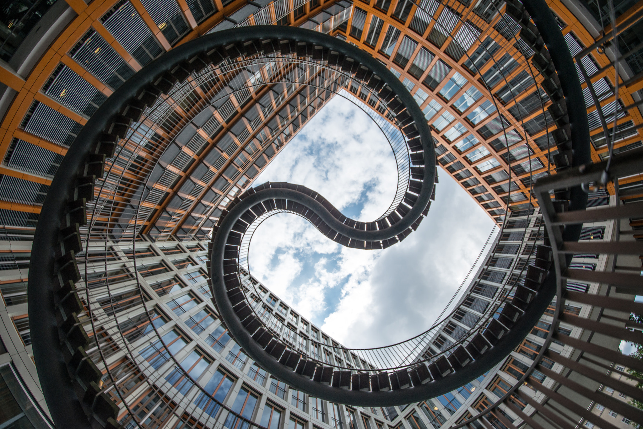 Nikon D800 + Samyang 12mm F2.8 ED AS NCS Fisheye sample photo. Endless stairs photography