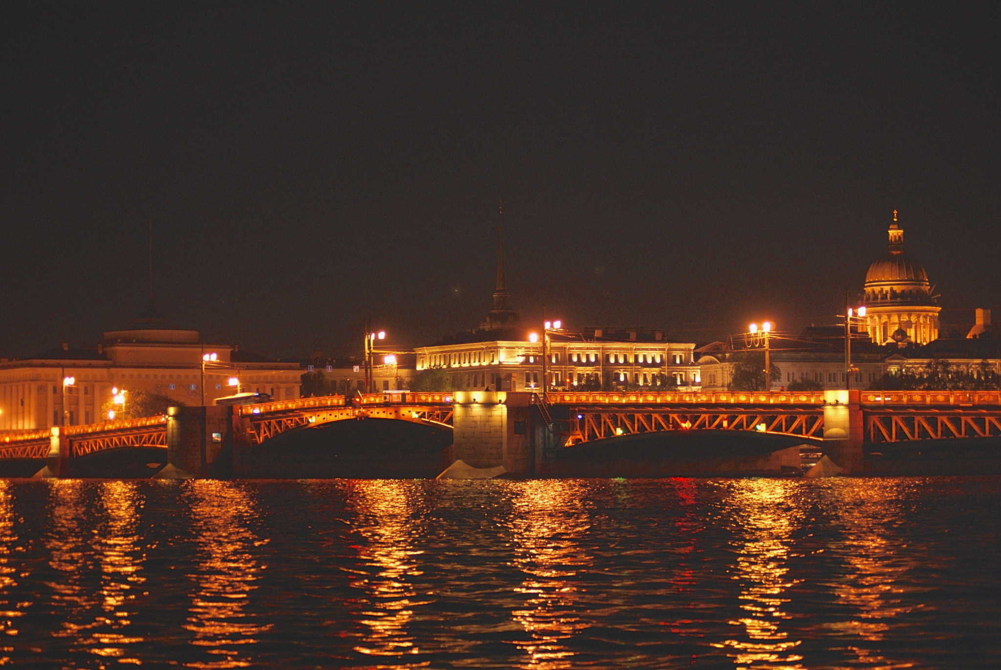 Sony Alpha DSLR-A300 sample photo. Saint-petersburg in the night photography