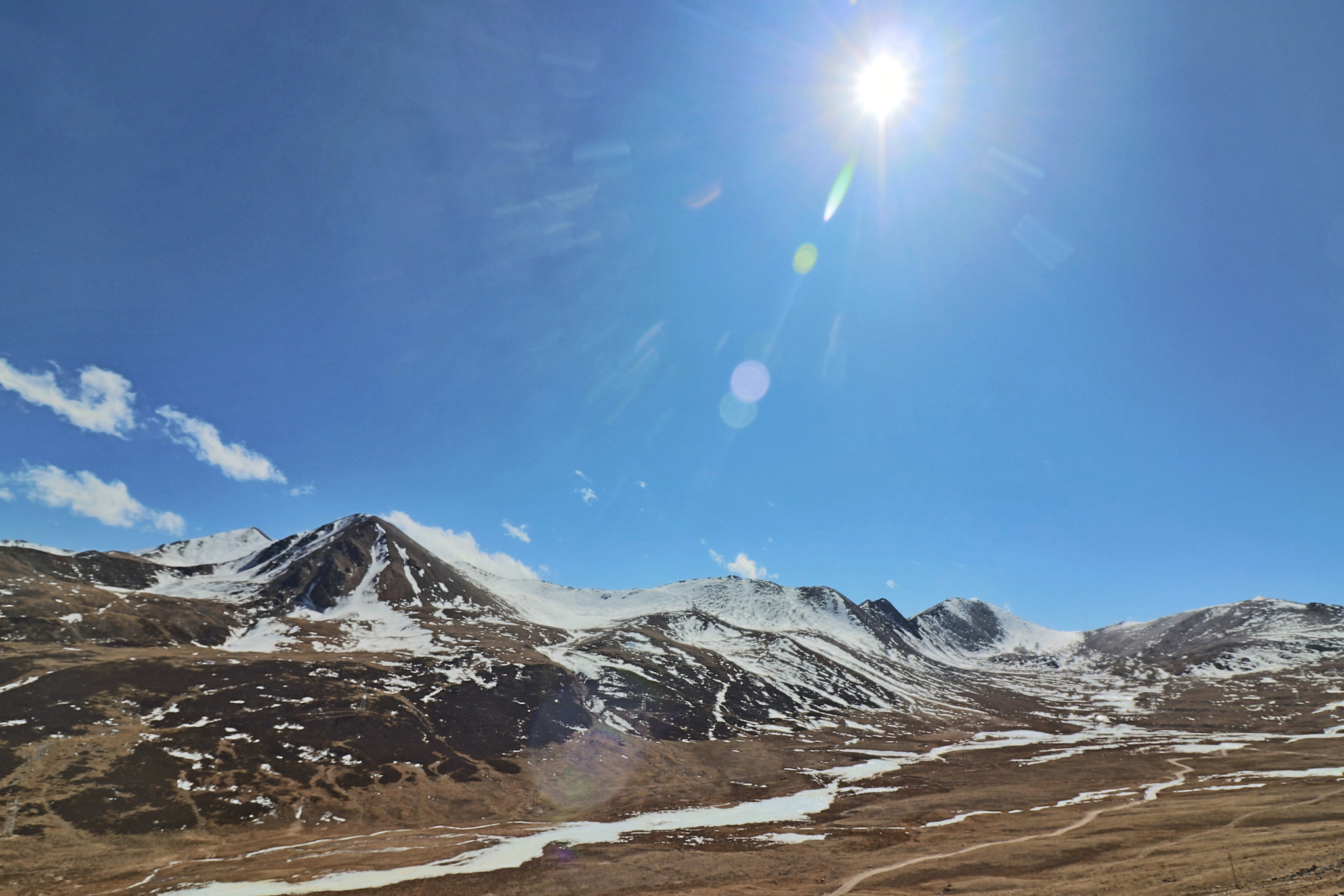 Canon EOS 750D (EOS Rebel T6i / EOS Kiss X8i) sample photo. Snow mountain way to tibet photography
