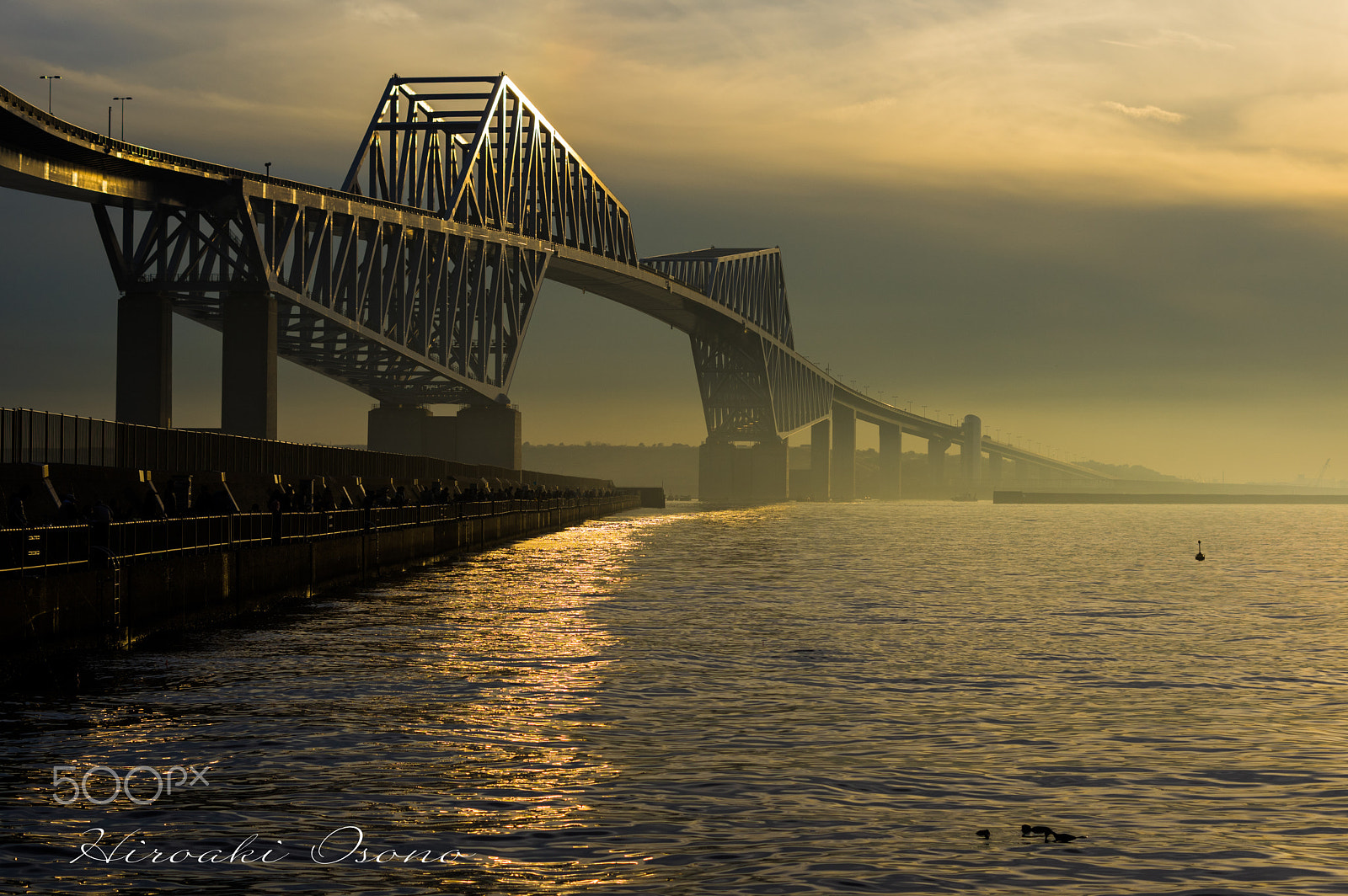 Pentax K-3 + Pentax smc DA 50mm F1.8 sample photo. Tokyo gate bridge photography