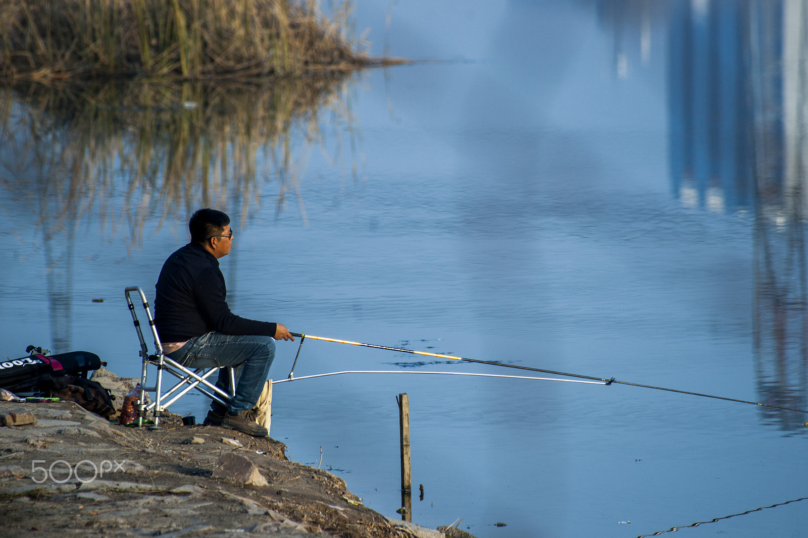 Sony Alpha DSLR-A900 + Minolta AF 100-400mm F4.5-6.7 APO sample photo. Fishing photography