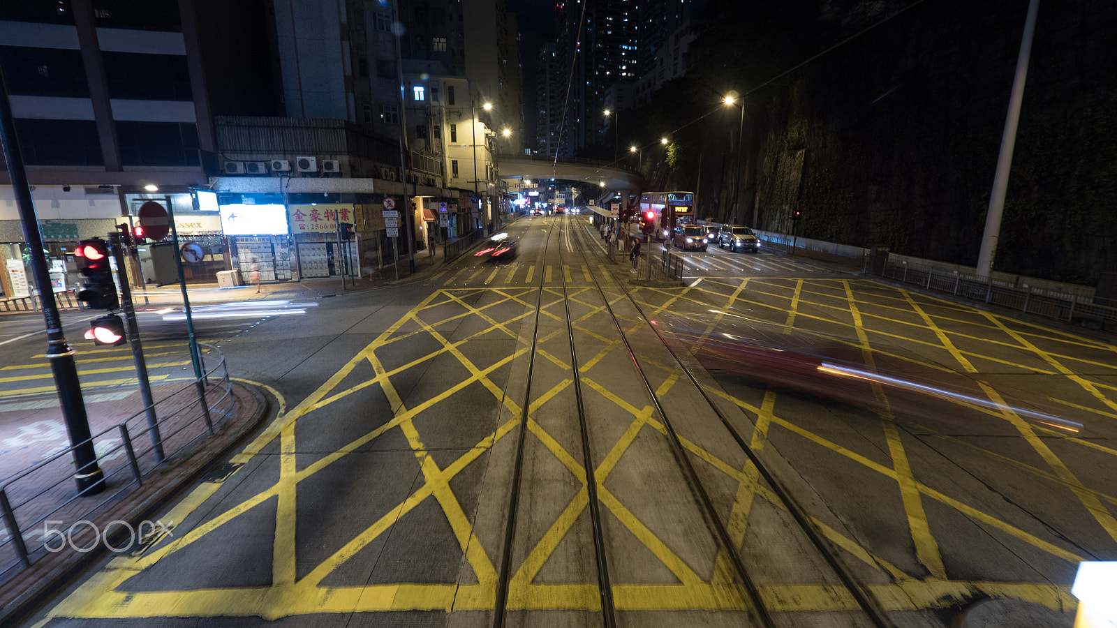 Panasonic Lumix DMC-GH4 sample photo. Street in night hong kong photography