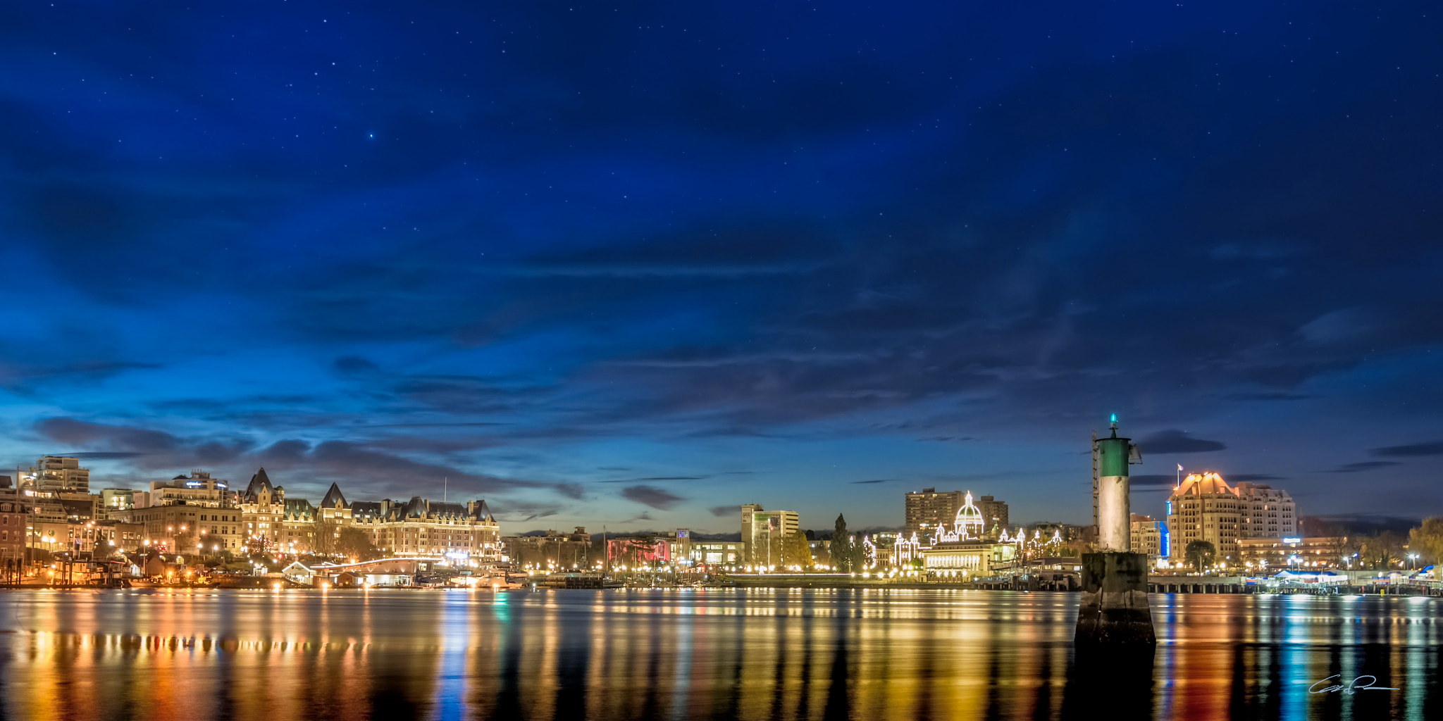 Nikon D610 + Tokina AT-X 16-28mm F2.8 Pro FX sample photo. Victoria at twilight photography