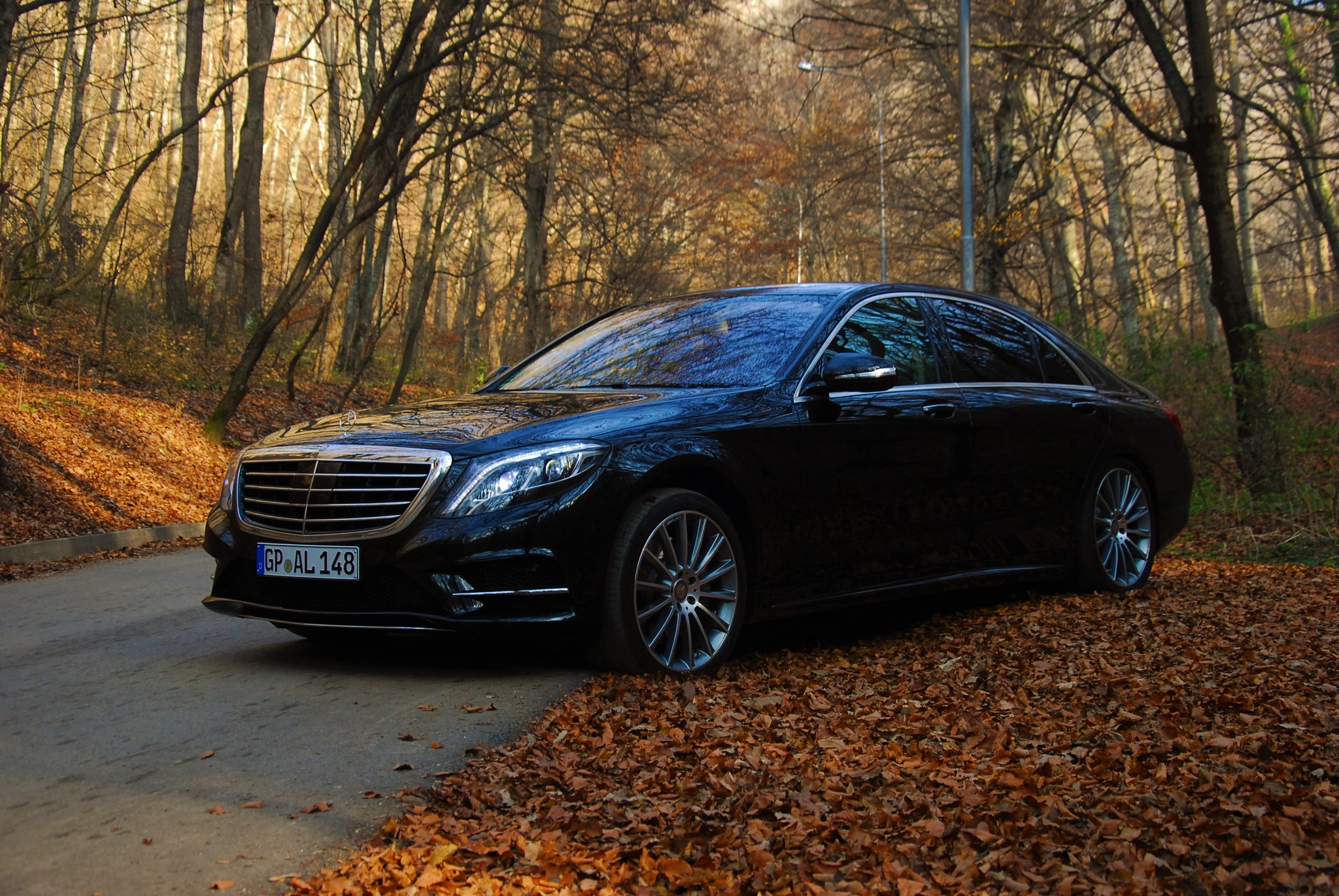 Nikon D200 sample photo. Mercedes s class photography